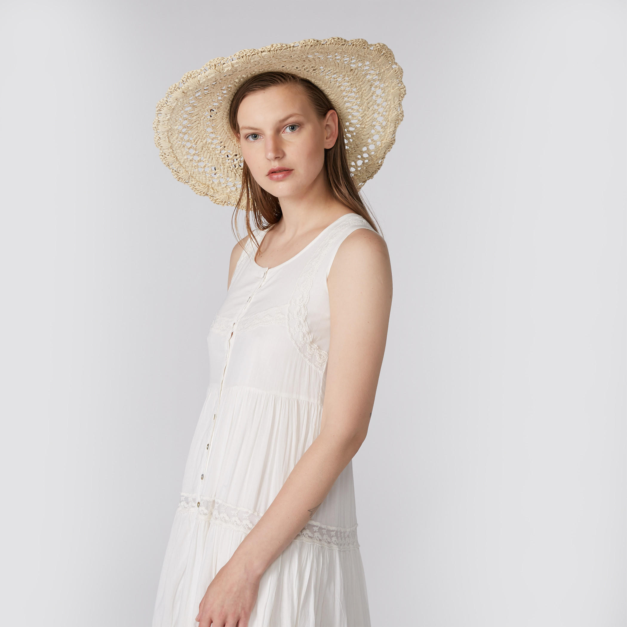 Textured Hat with Tie Up Detail-women-clothingaccessories-capsandhats-image-2