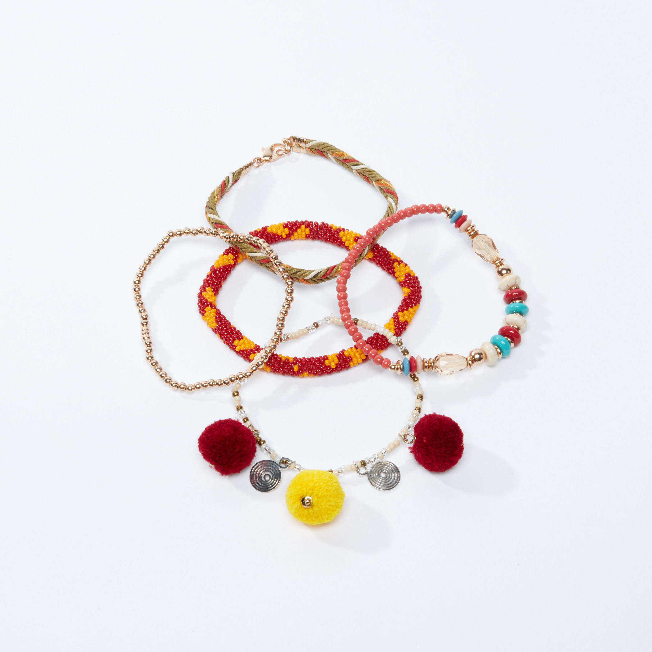 Assorted Bracelet - Set of 5-women-watchesandjewellery-jewellery-banglesandbracelets-image-2