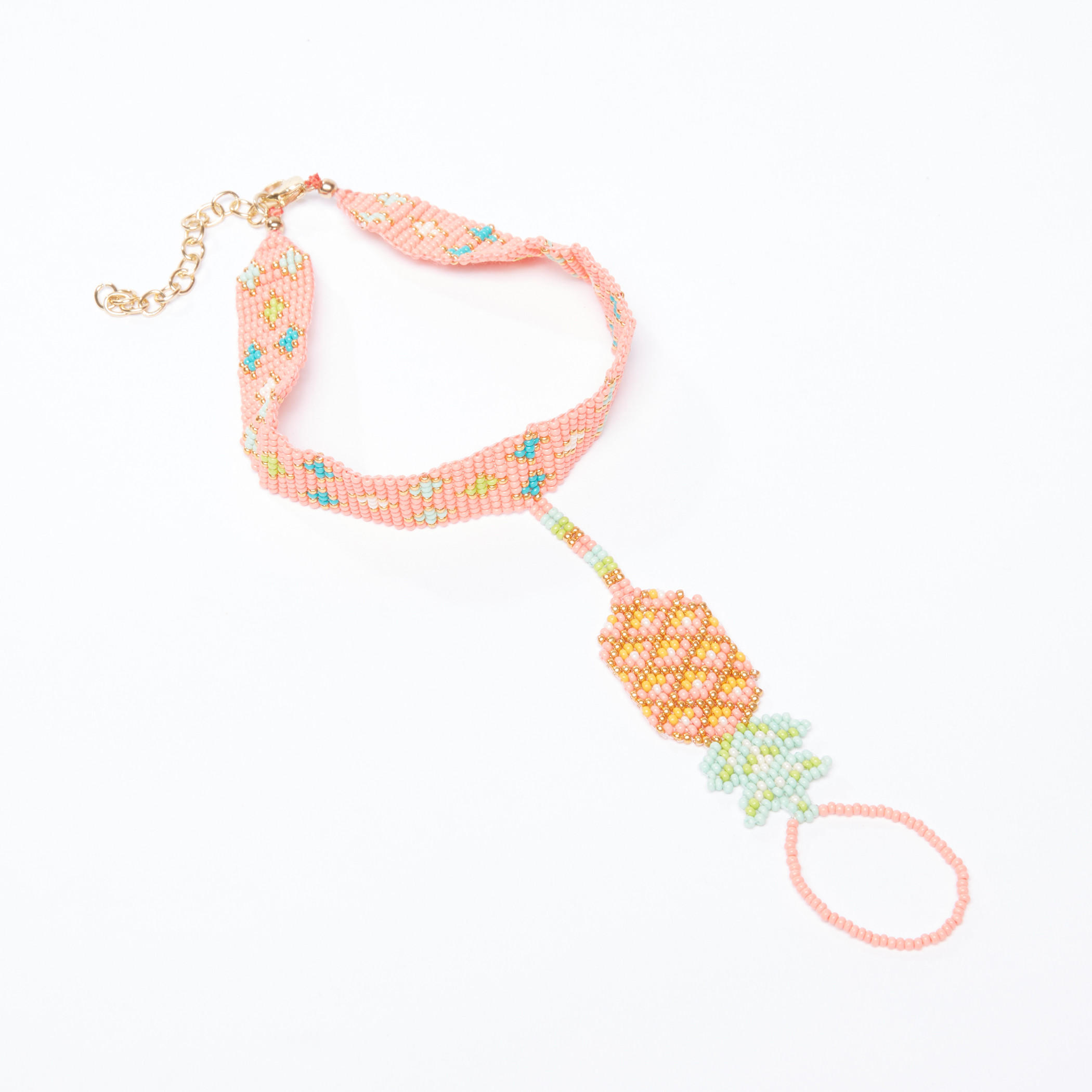 Beaded Bracelet with Lobster Clasp-women-watchesandjewellery-jewellery-banglesandbracelets-image-1