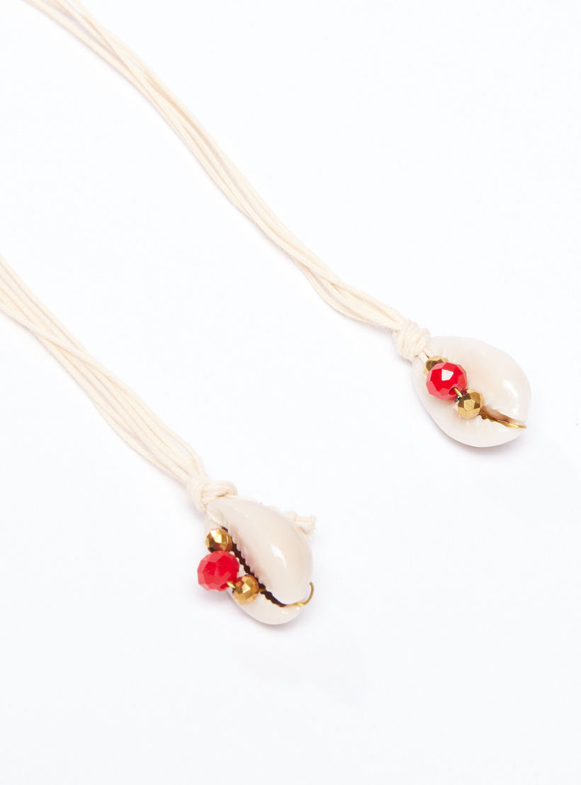 خلخال بتفاصيل خرز - طقم من قطعتين-women-watchesandjewellery-jewellery-anklets-image-1