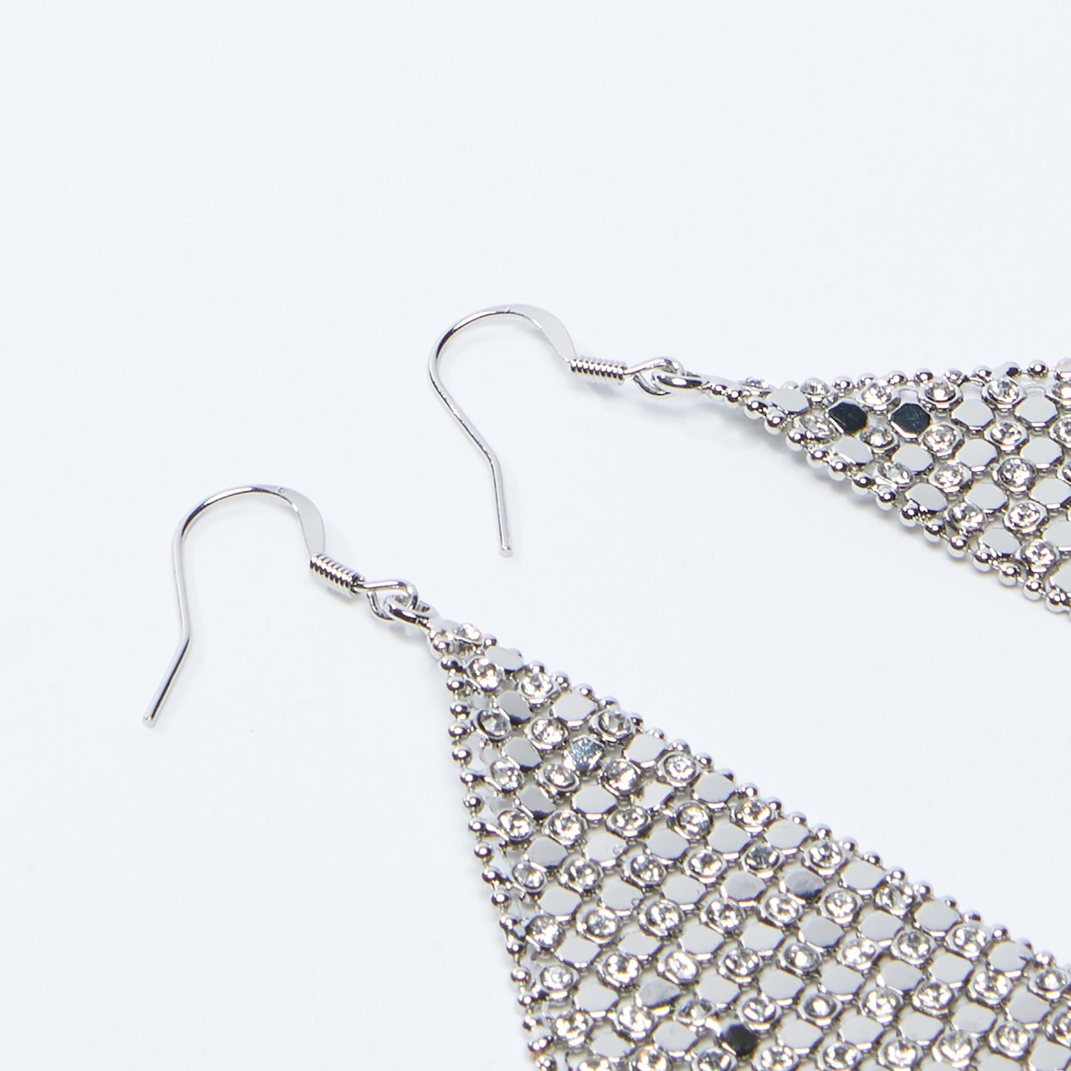 أقراط مرصّعة بخطّاف إغلاق-women-watchesandjewellery-jewellery-earrings-image-1