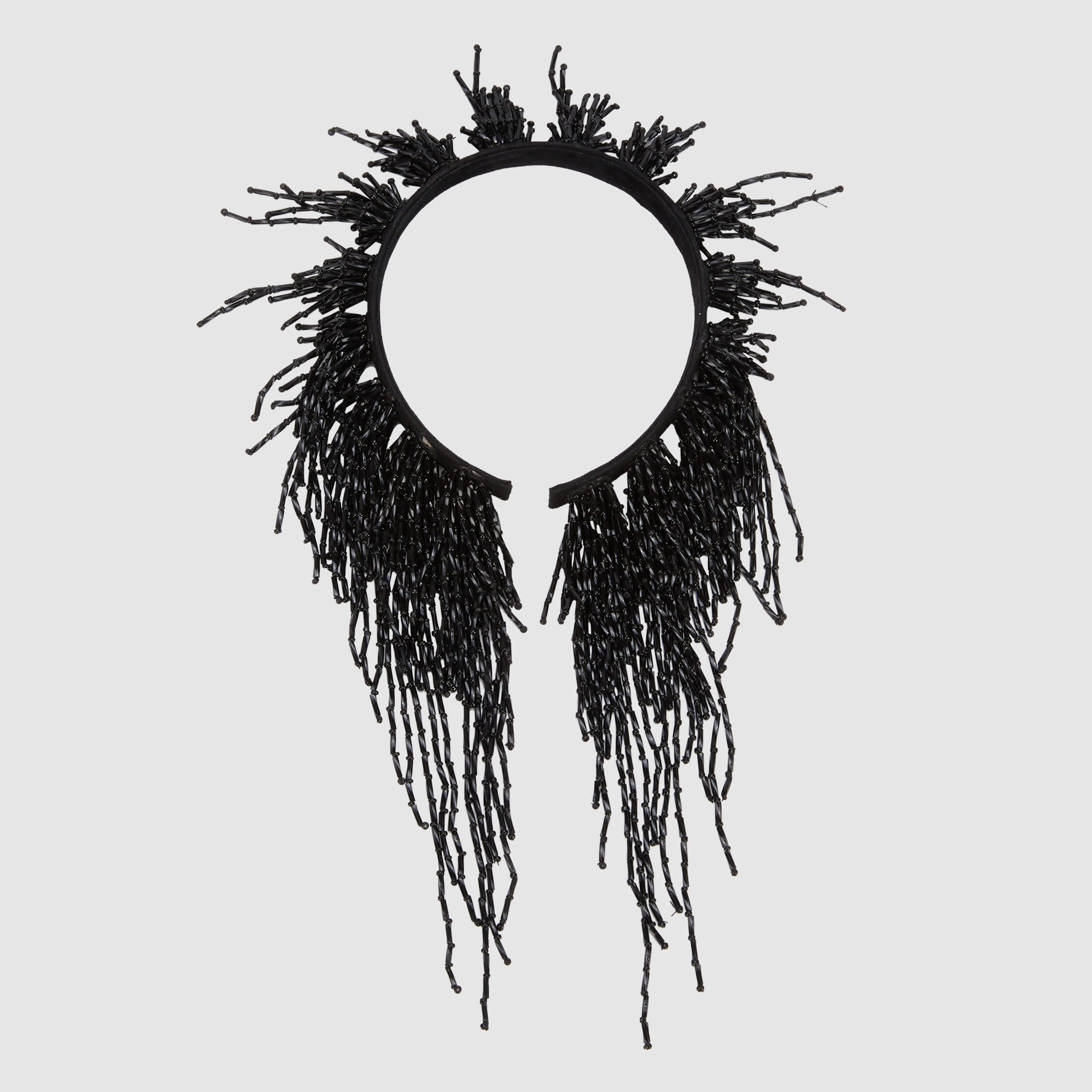 Choker Necklace with Fringes-women-watchesandjewellery-jewellery-necklacesandpendants-image-1