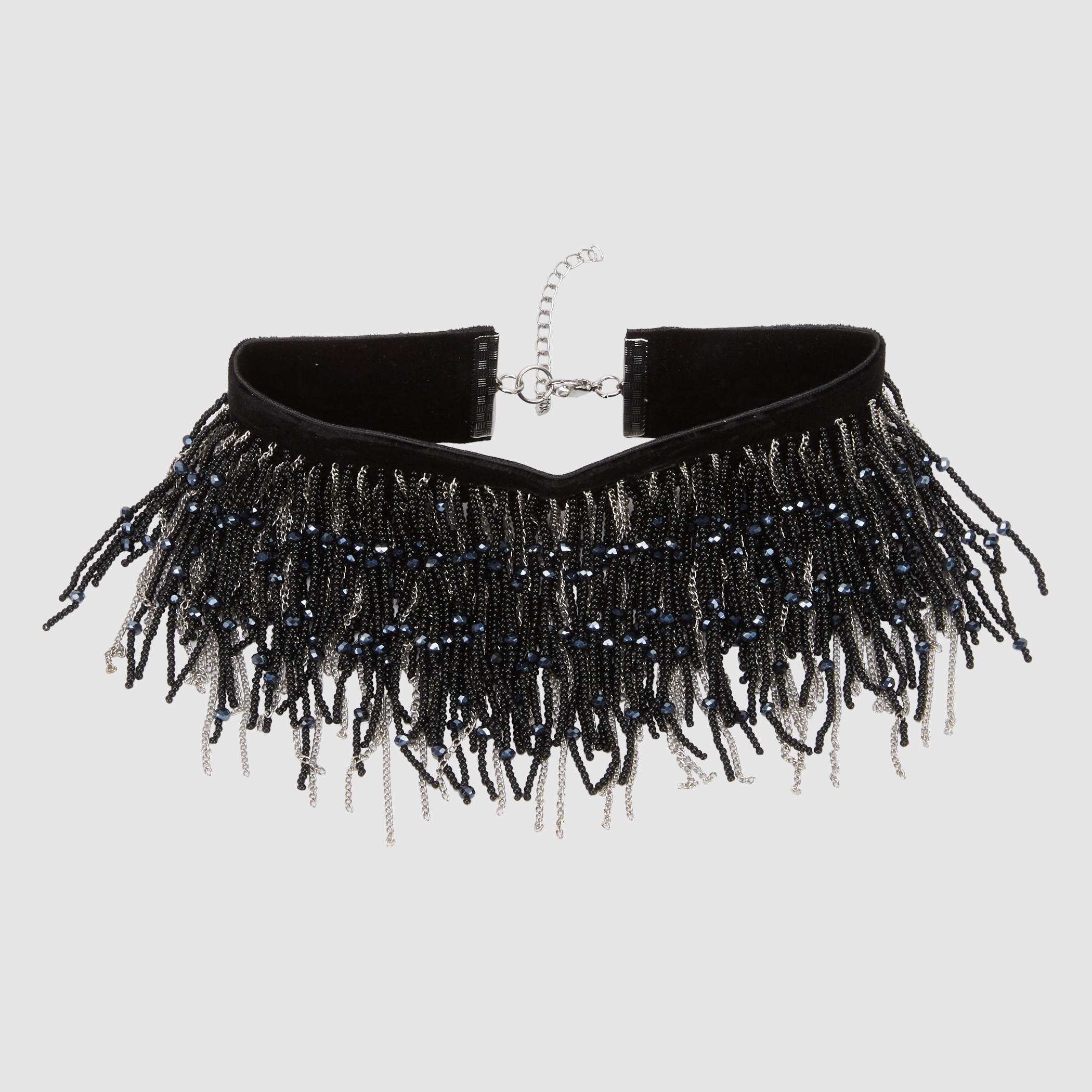 قلادة طوق مزيّنة بشراشيب ومشبك إغلاق-women-watchesandjewellery-jewellery-necklacesandpendants-image-1