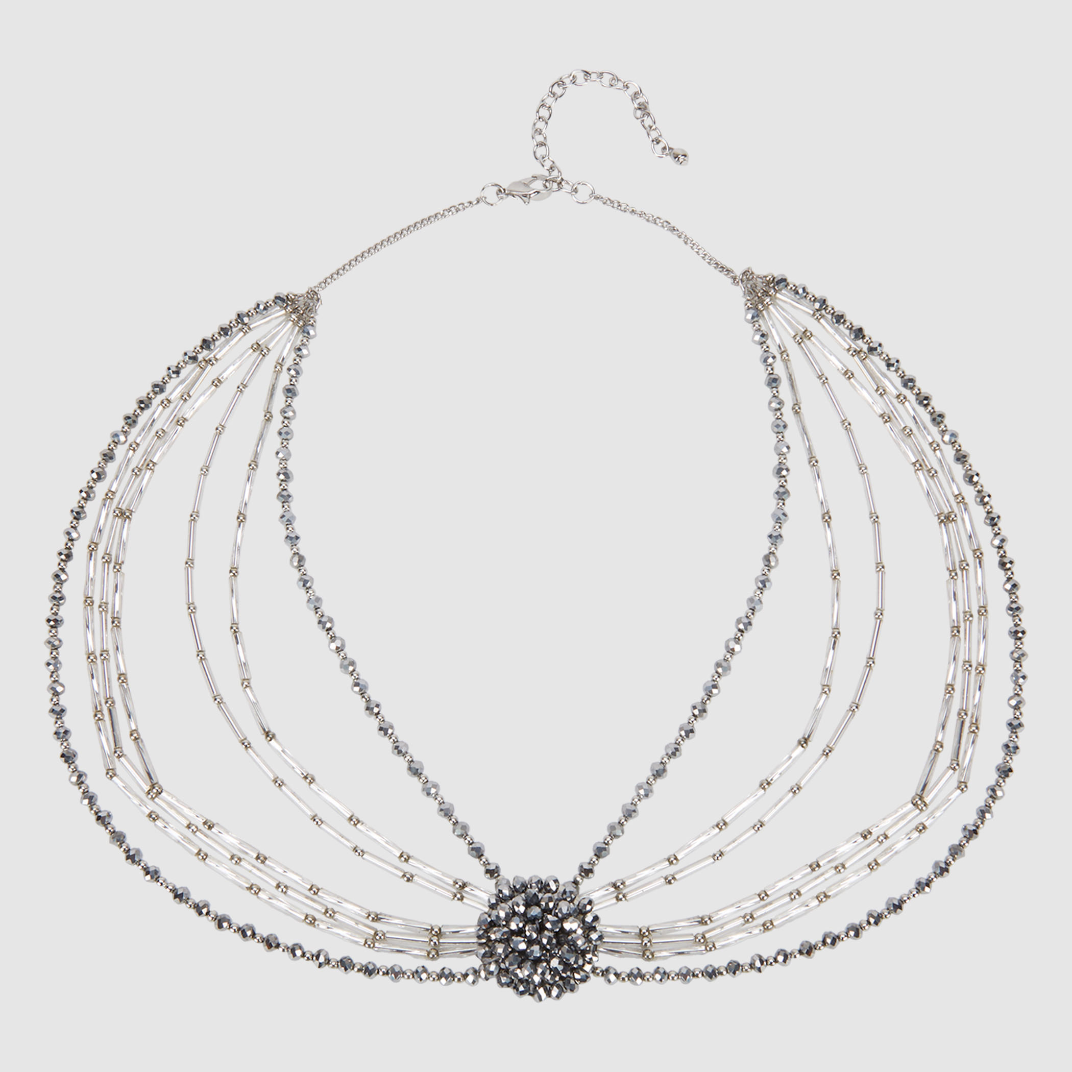 قلادة طوق مزيّنة بشراشيب ومشبك إغلاق-women-watchesandjewellery-jewellery-necklacesandpendants-image-1