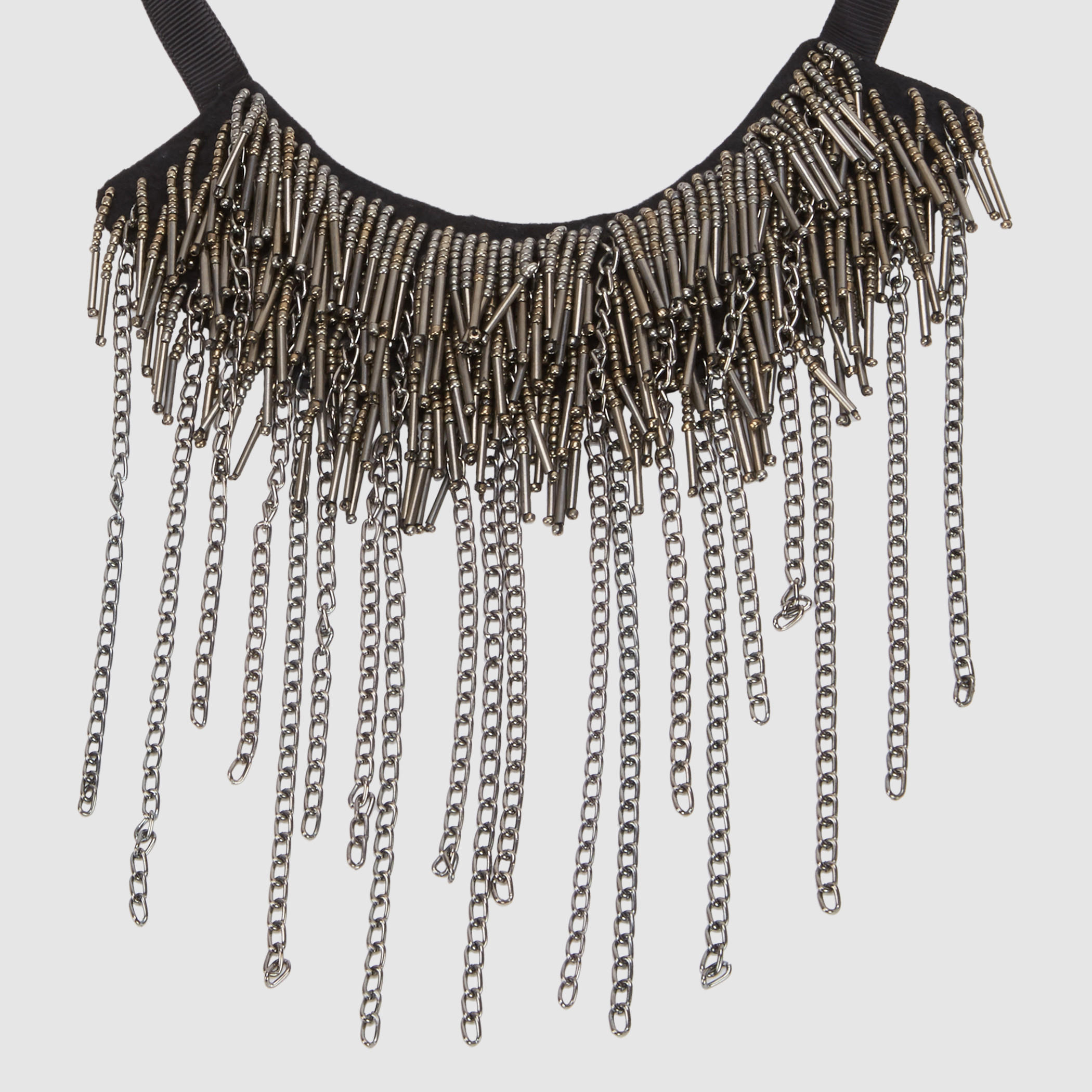 قلادة طوق مزيّنة برباط وشراشيب-women-watchesandjewellery-jewellery-necklacesandpendants-image-2