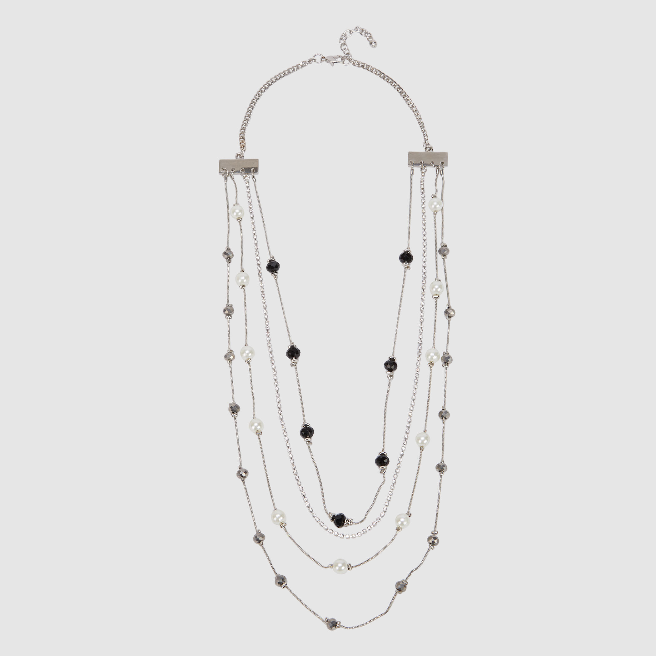 قلادة مرصّعة بطبقات متعددة ومشبك للإغلاق-women-watchesandjewellery-jewellery-necklacesandpendants-image-1