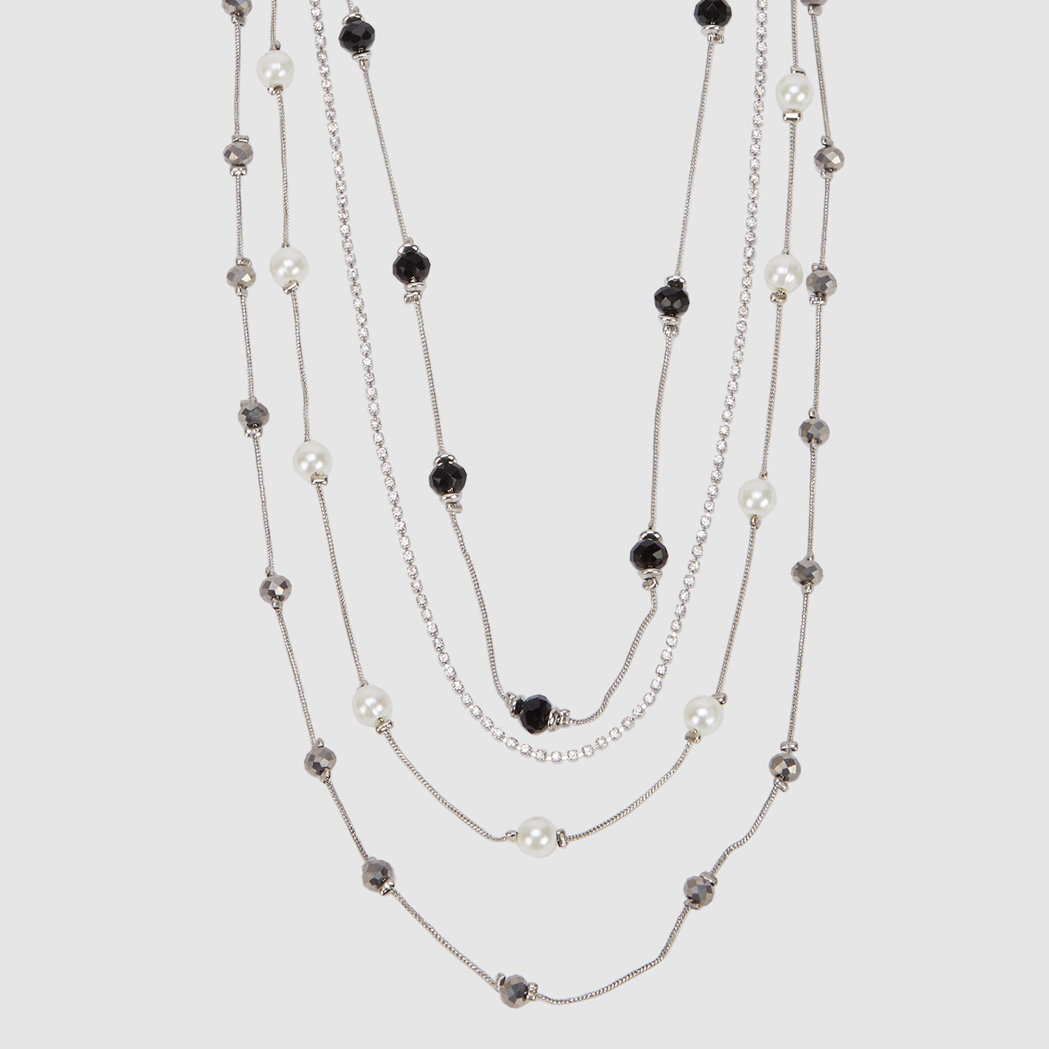 قلادة مرصّعة بطبقات متعددة ومشبك للإغلاق-women-watchesandjewellery-jewellery-necklacesandpendants-image-2