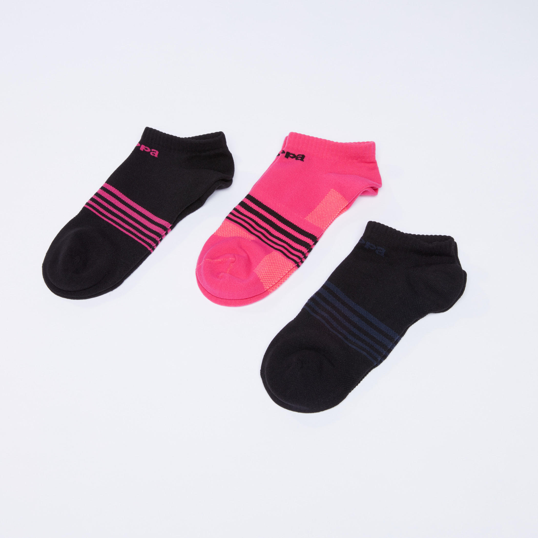 طقم جوارب مقلمة بطول الكاحل من كابا - 3 قطع-women-socksandstockings-image-2