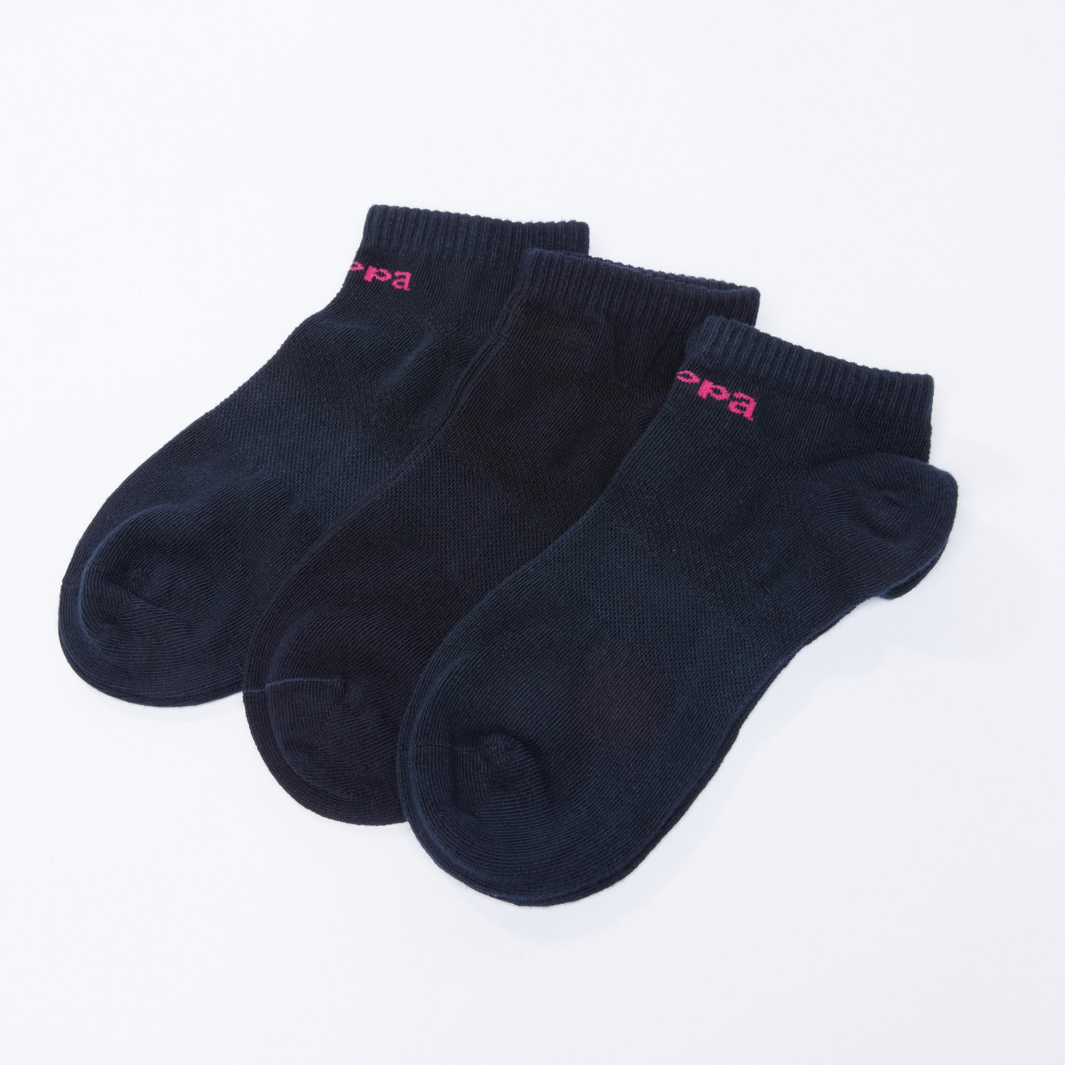 جوارب مضلعة بطول الكاحل من كابا - طقم من 3 أزواج-women-socksandstockings-image-1