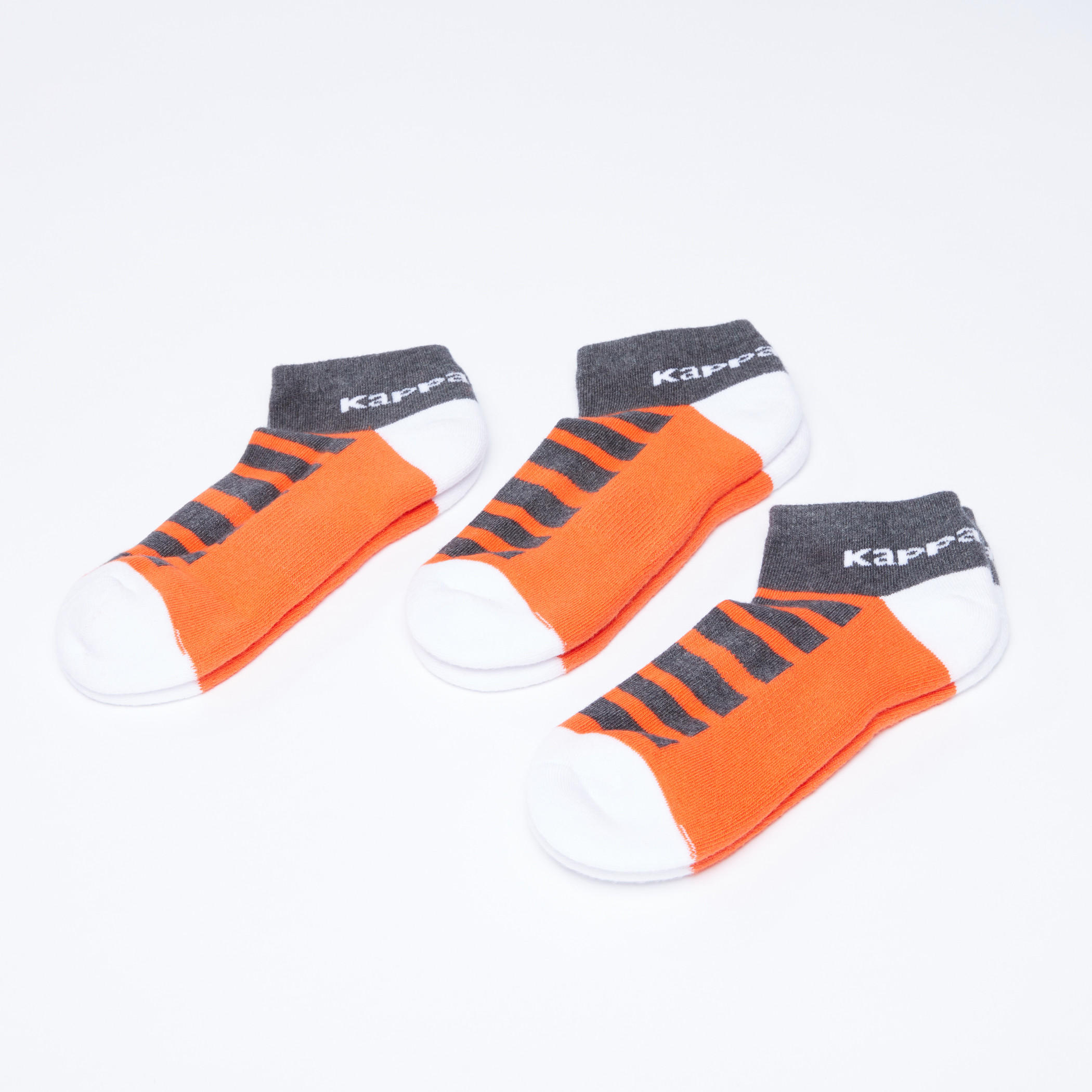 طقم جوارب مقلمة بطول الكاحل من كابا - 3 قطع-women-socksandstockings-image-1