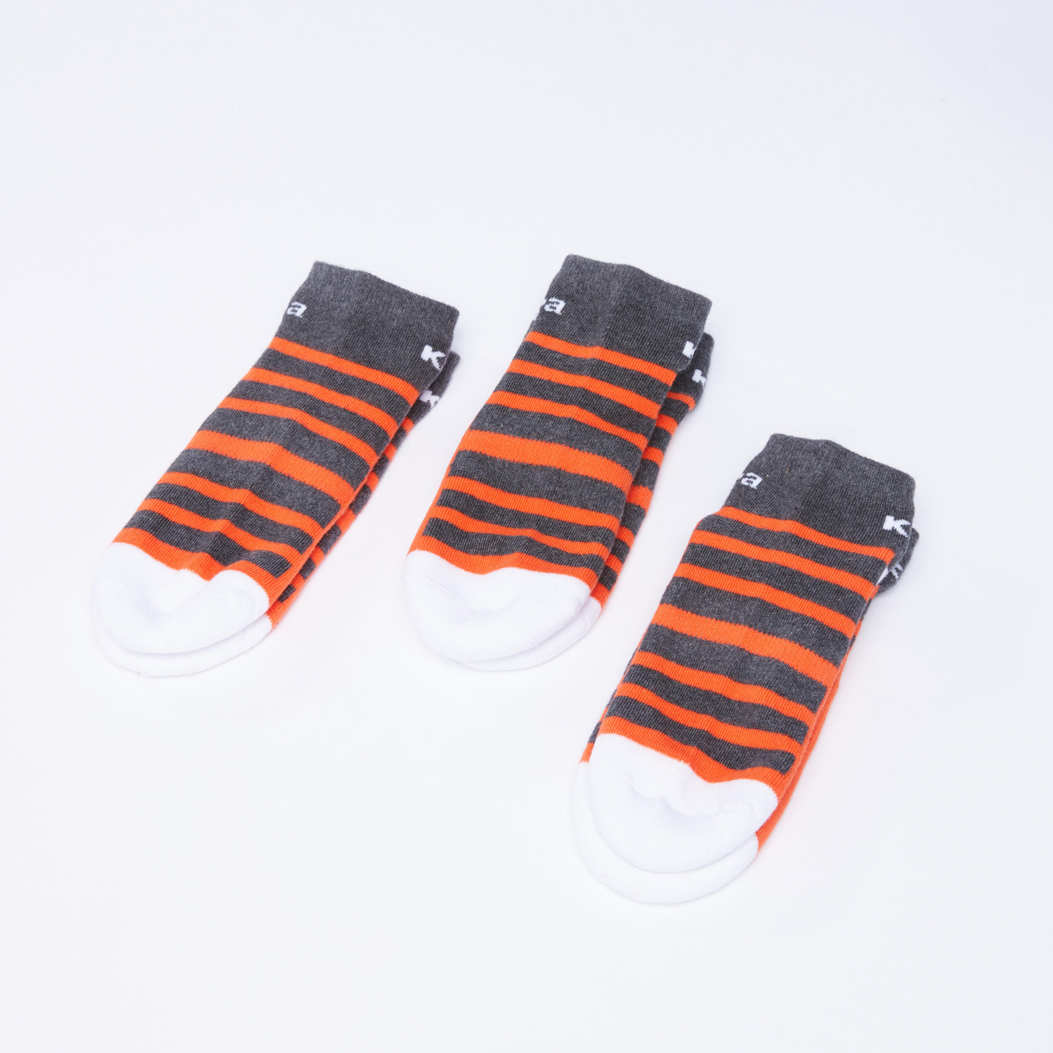 طقم جوارب مقلمة بطول الكاحل من كابا - 3 قطع-women-socksandstockings-image-2