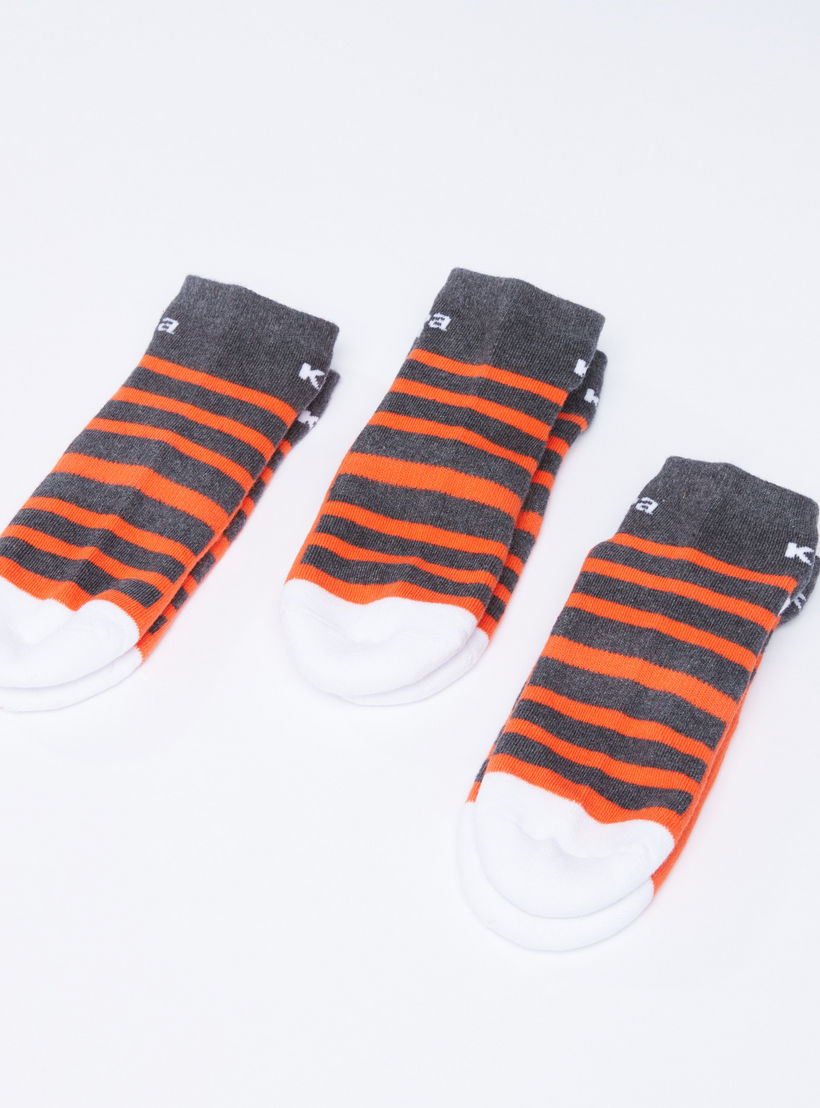 طقم جوارب مقلمة بطول الكاحل من كابا - 3 قطع-women-socksandstockings-image-2