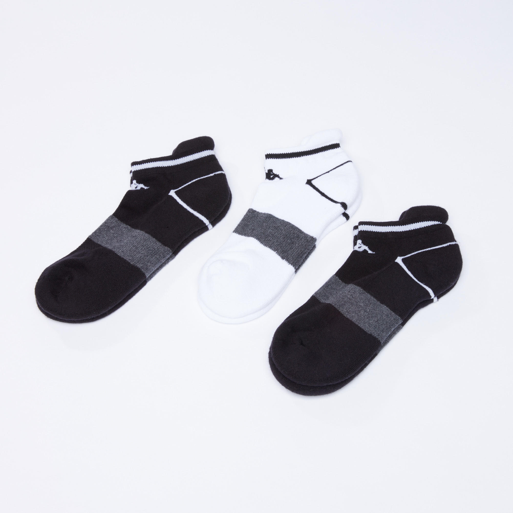 طقم جوارب مقلمة بطول الكاحل من كابا - 3 قطع-women-socksandstockings-image-2