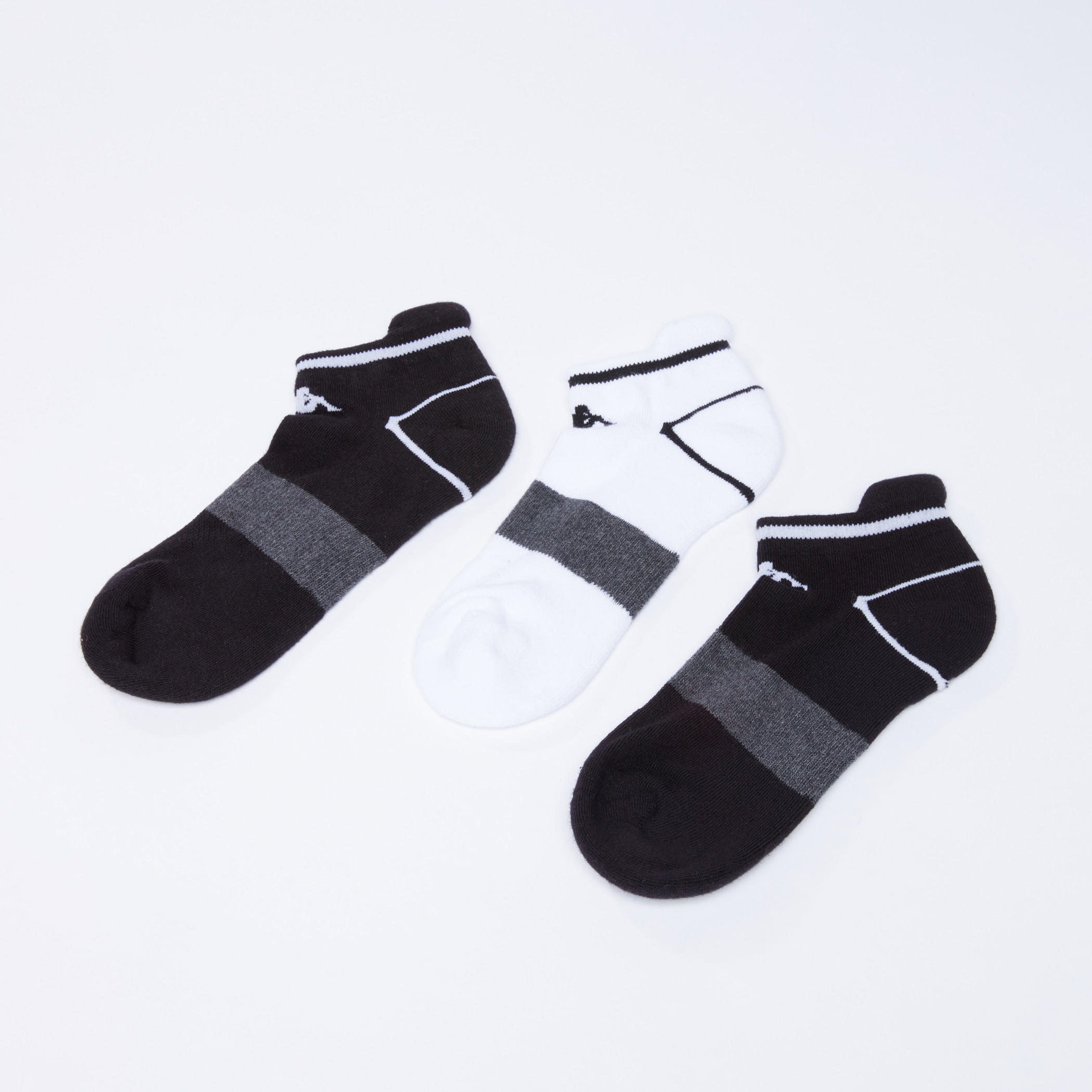 طقم جوارب مقلمة بطول الكاحل من كابا - 3 قطع-women-socksandstockings-image-3