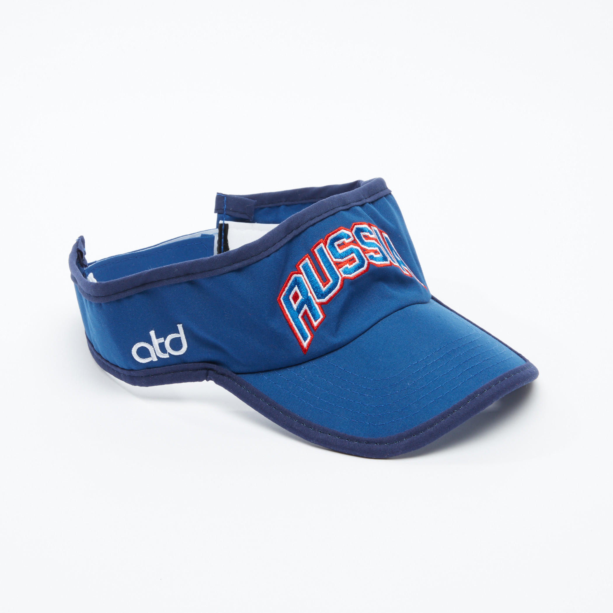 Embroidered Visor Cap with Hook and Loop Closure-women-clothingaccessories-capsandhats-image-1