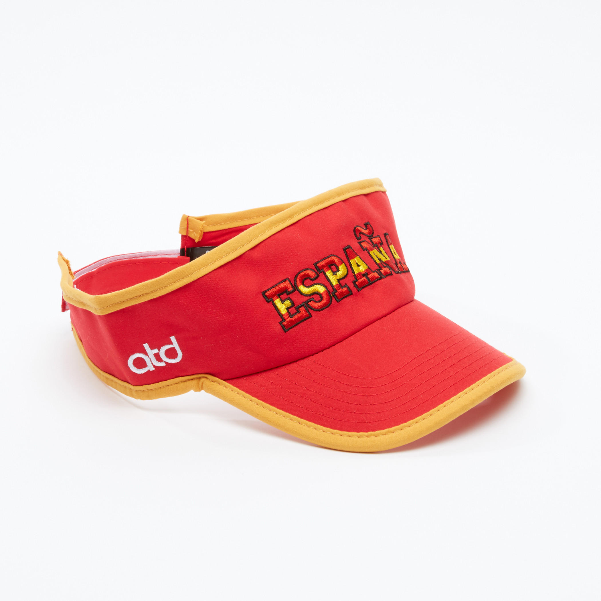 Spain Embroidered Visor Cap with Snap Closure-women-clothingaccessories-capsandhats-image-1