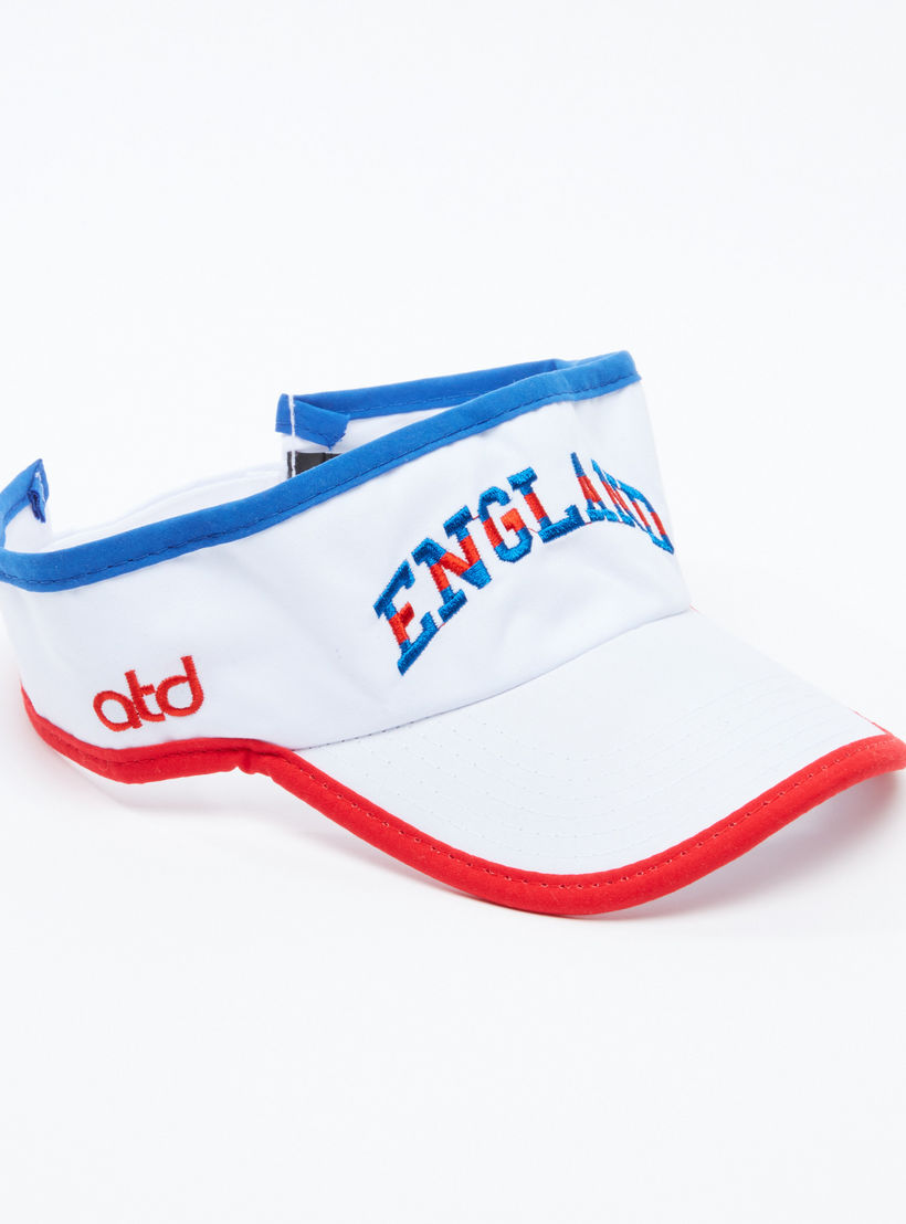 England Embroidered Visor Cap with Snap Closure-women-clothingaccessories-capsandhats-image-1