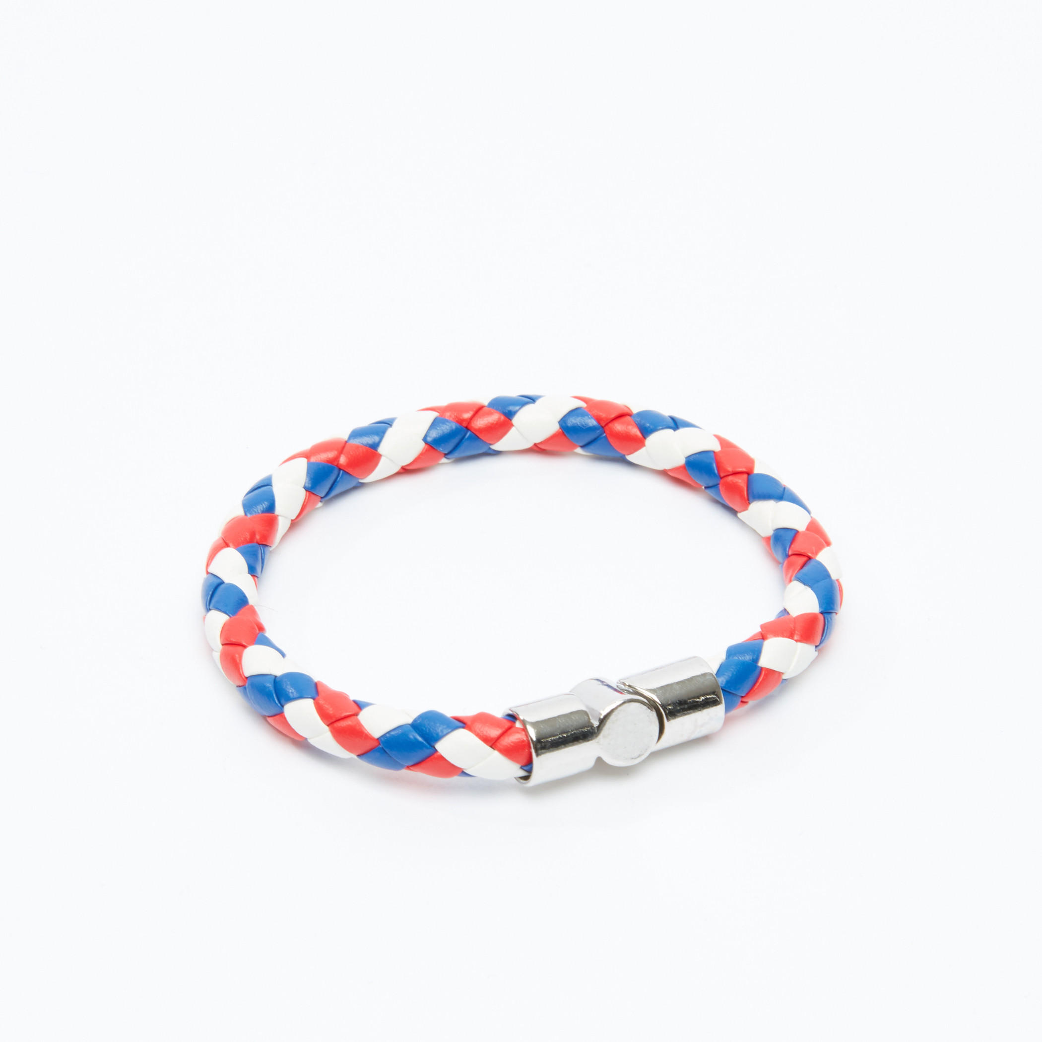 شريطة معصم بارزة الملمس بتفاصيل ميتاليك -men-watchesandjewellery-bracelets-image-1