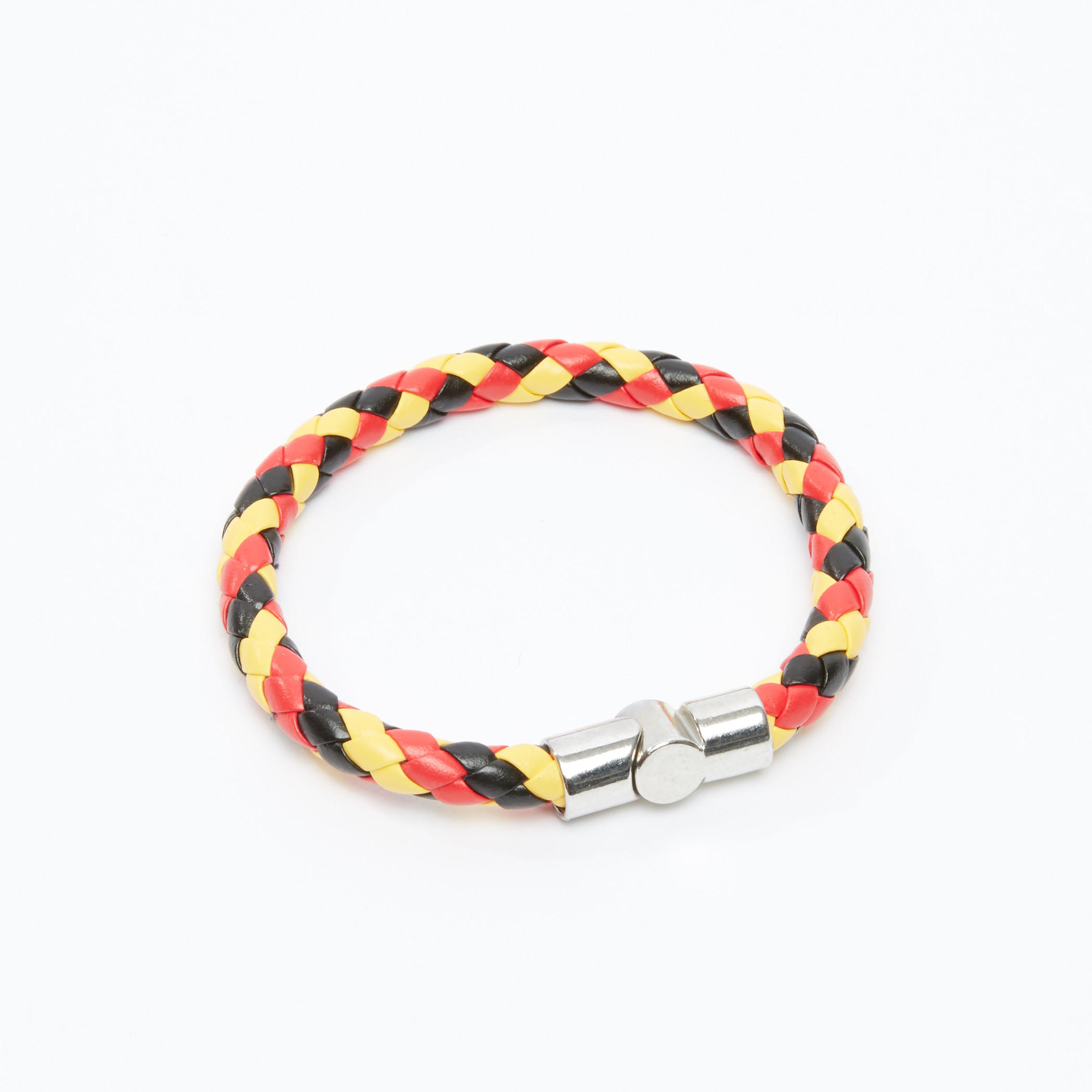 شريطة معصم بارزة الملمس بتفاصيل ميتاليك -men-watchesandjewellery-bracelets-image-2