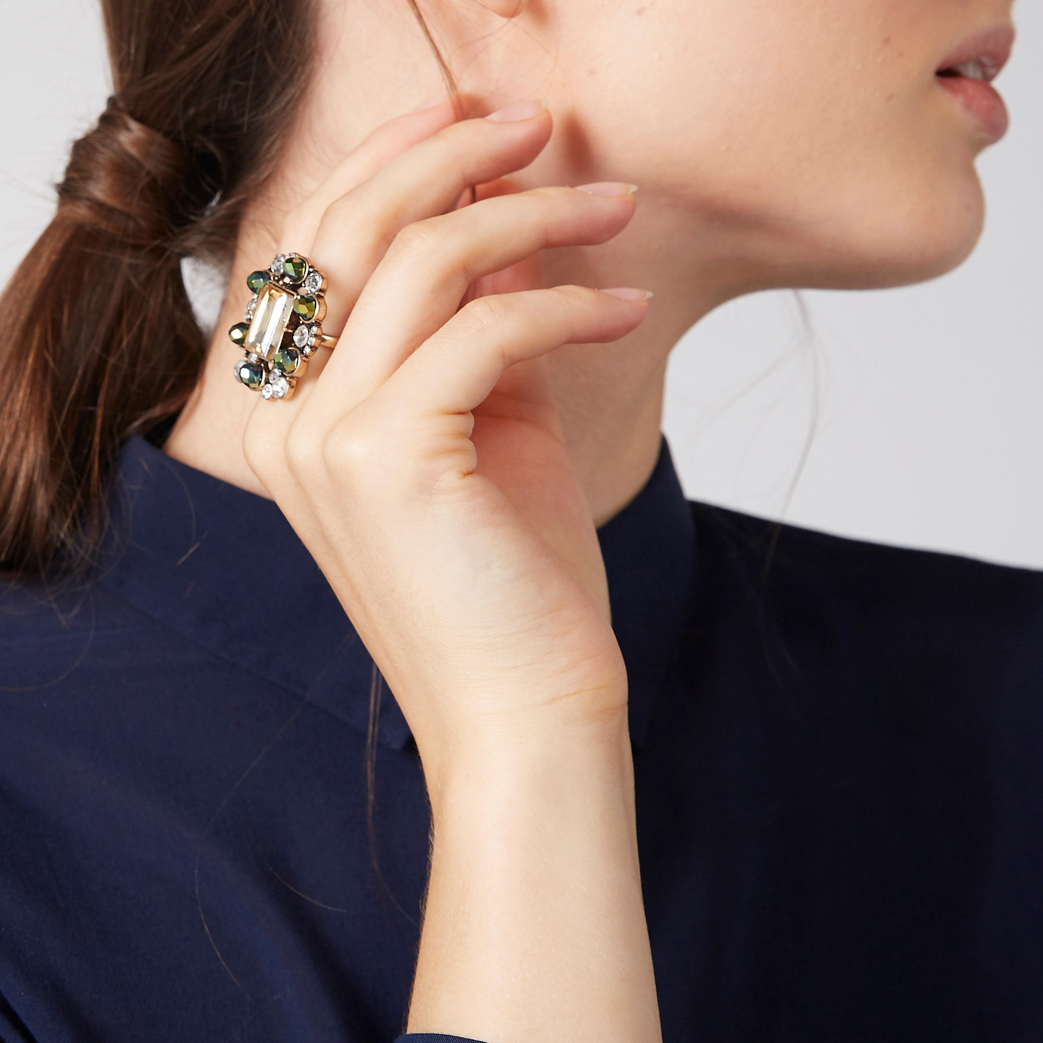 خواتم مرصعة - طقم من 3 قطع-women-watchesandjewellery-jewellery-rings-image-2
