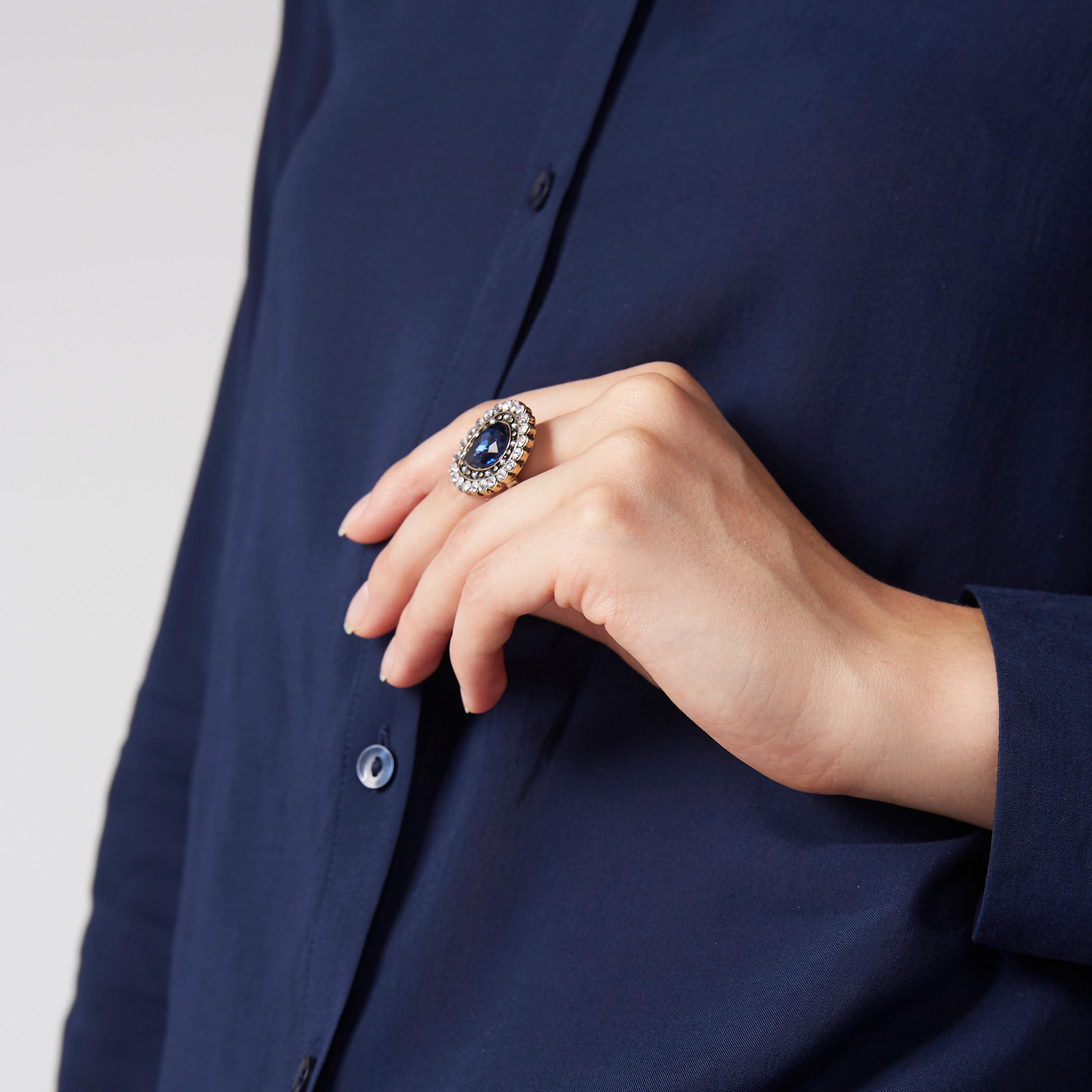 خواتم مرصعة - طقم من 3 قطع-women-watchesandjewellery-jewellery-rings-image-2
