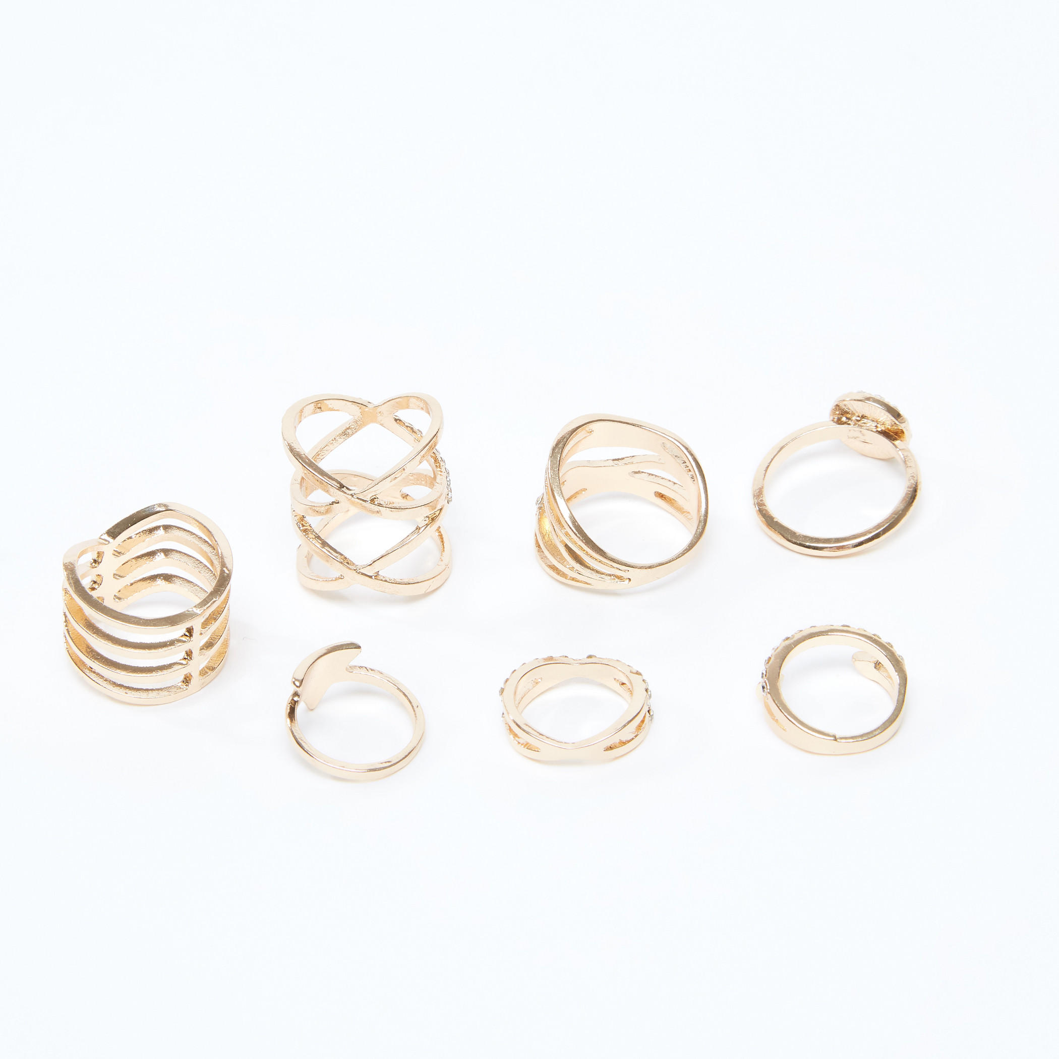 طقم خواتم متنوّعة من 7 قطع-women-watchesandjewellery-jewellery-rings-image-3