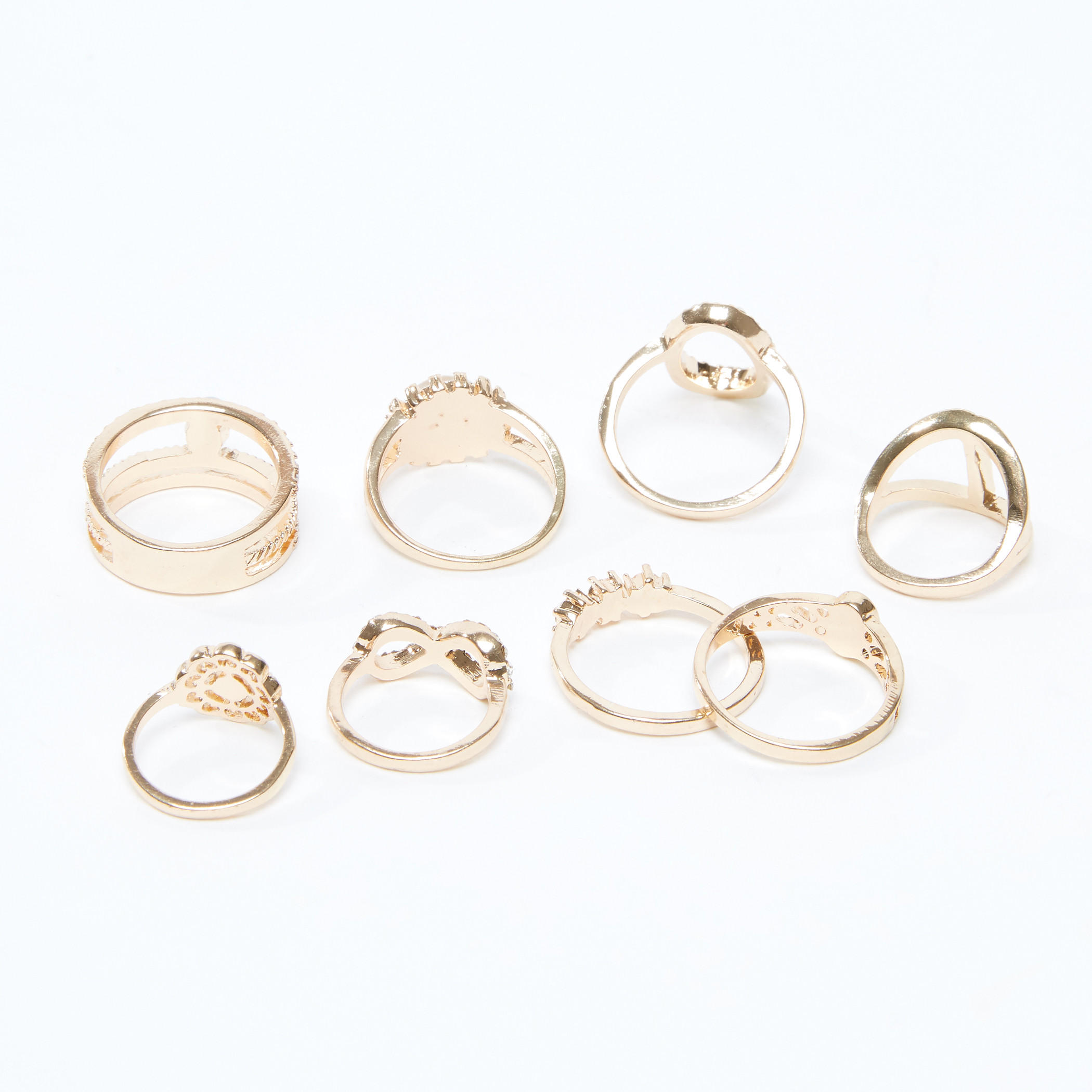 خواتم متنوّعة - طقم من 8 قطع-women-watchesandjewellery-jewellery-rings-image-3