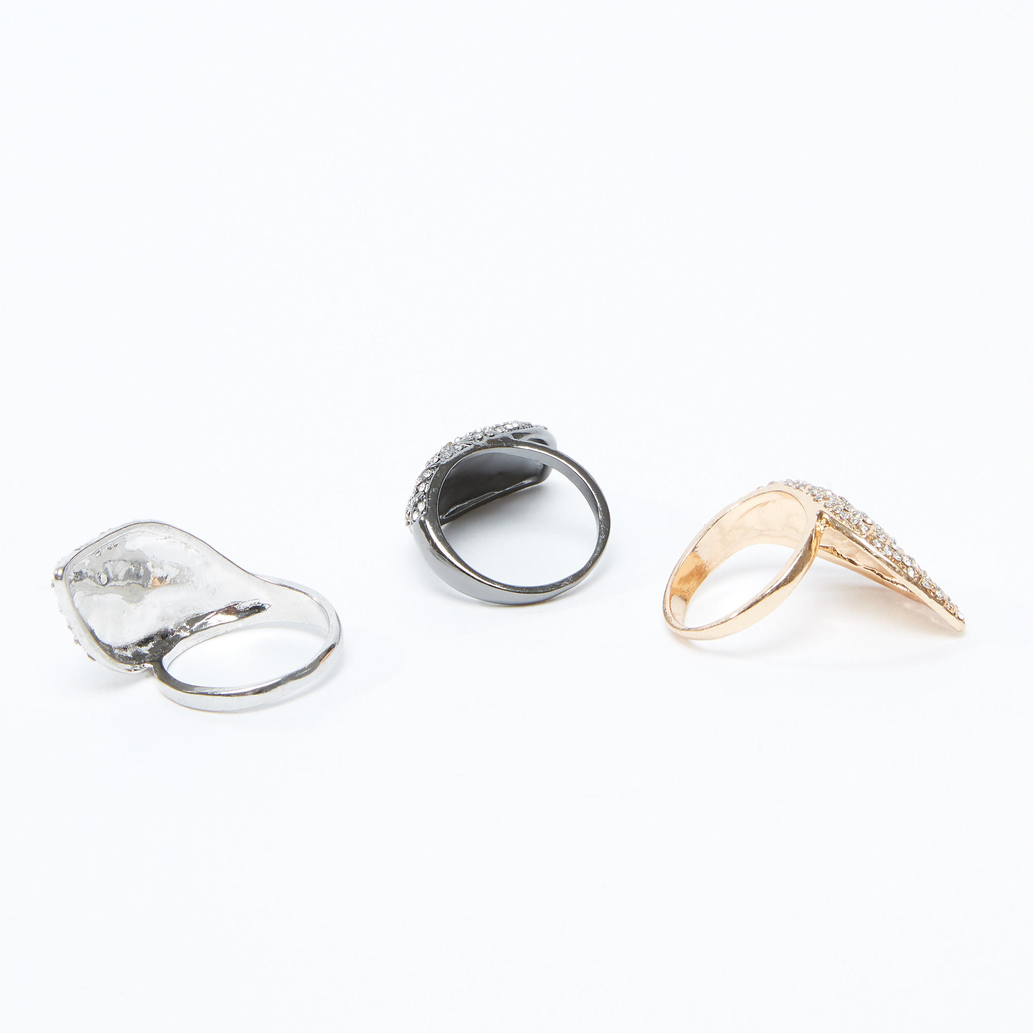 خواتم مرصعة - طقم من 3 قطع-women-watchesandjewellery-jewellery-rings-image-3