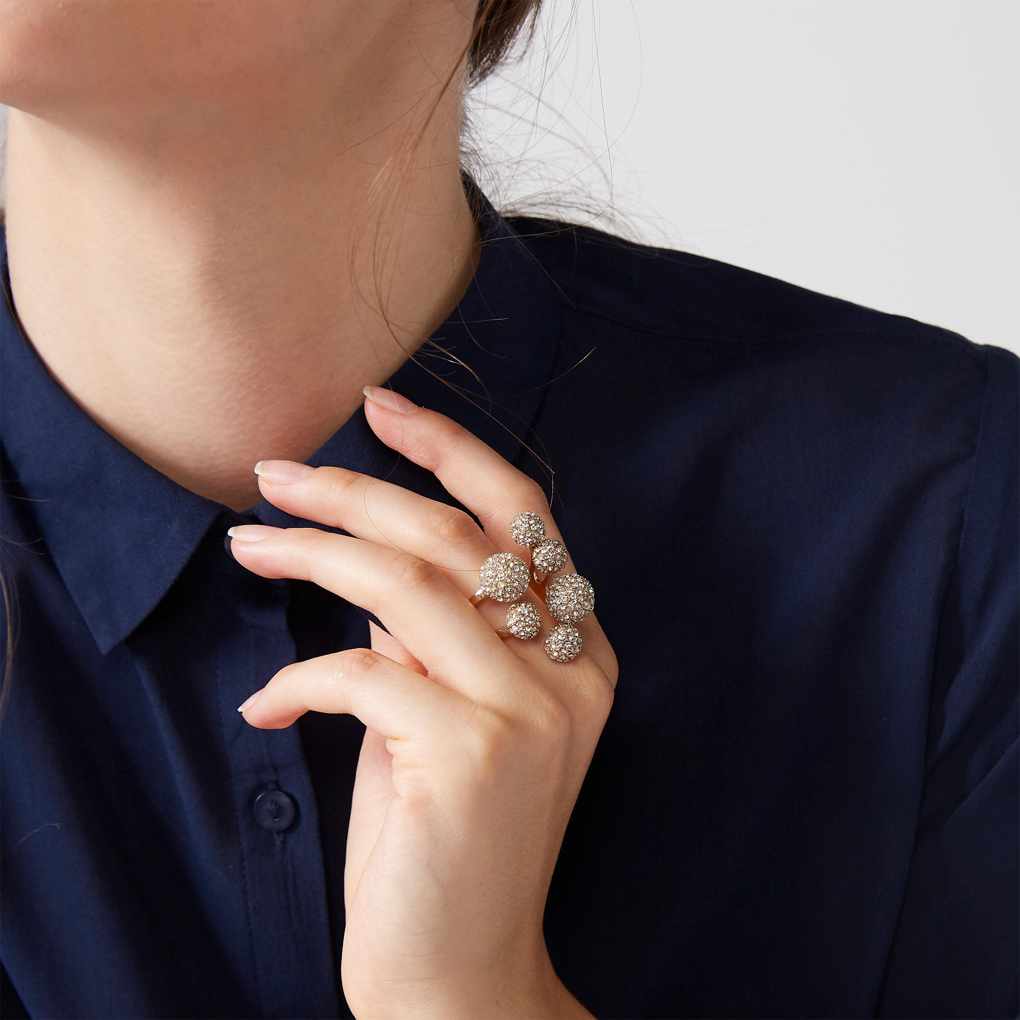 خواتم مرصعة - طقم من 3 قطع-women-watchesandjewellery-jewellery-rings-image-2