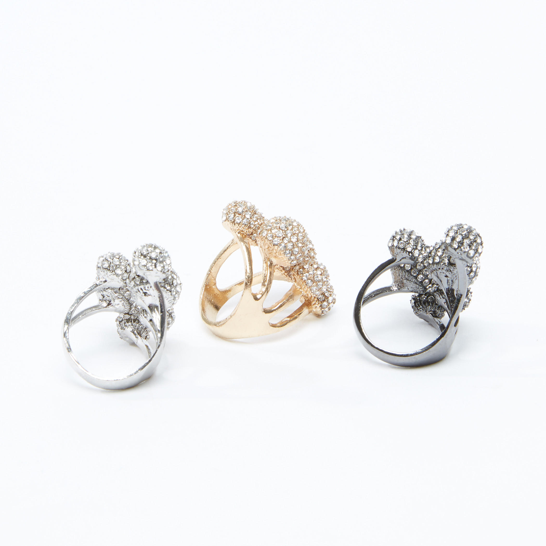 خواتم مرصعة - طقم من 3 قطع-women-watchesandjewellery-jewellery-rings-image-3