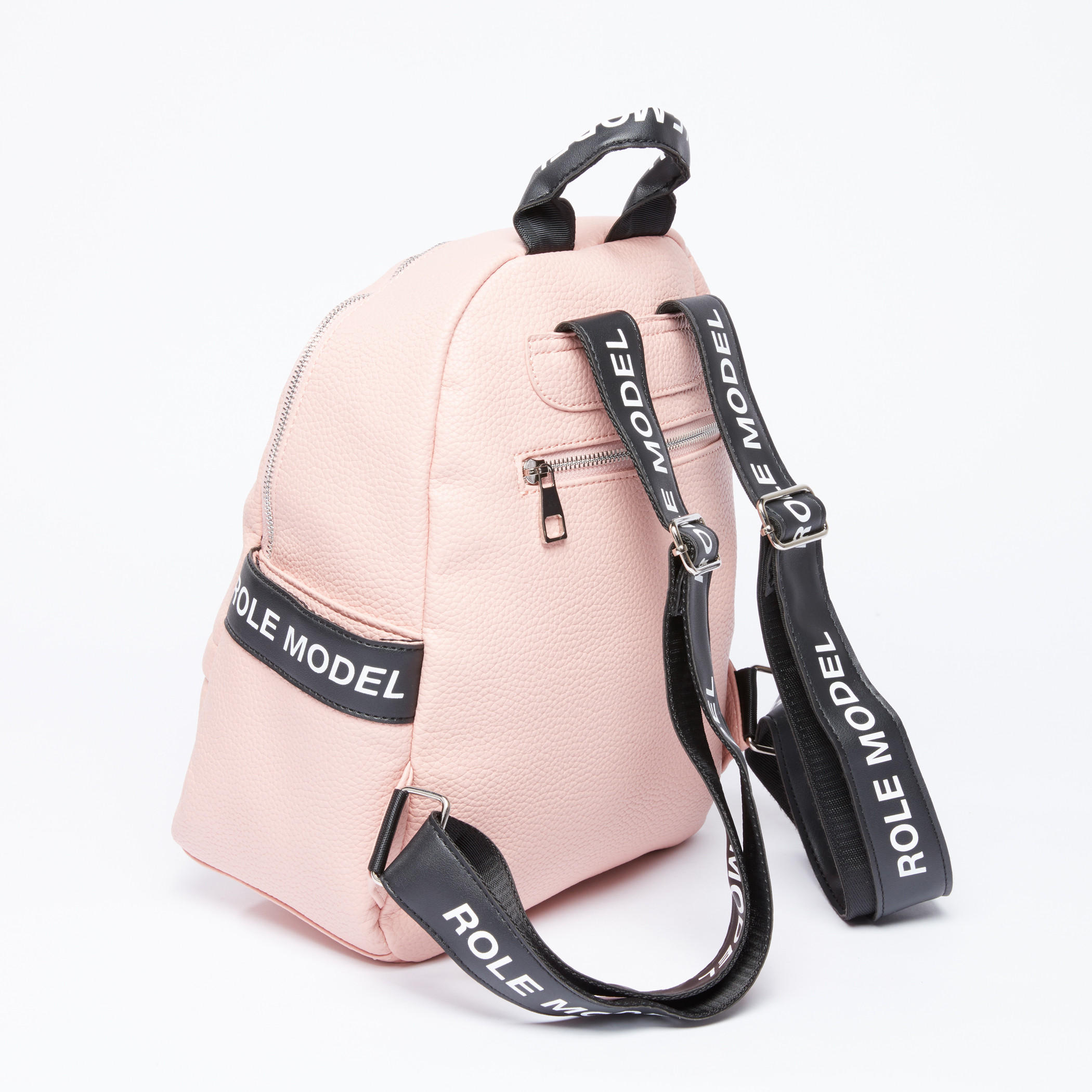 حقيبة ظهر بارزة الملمس بسحاب إغلاق وحمالات قابلة للتعديل-women-bagsandwallets-handbags-image-4