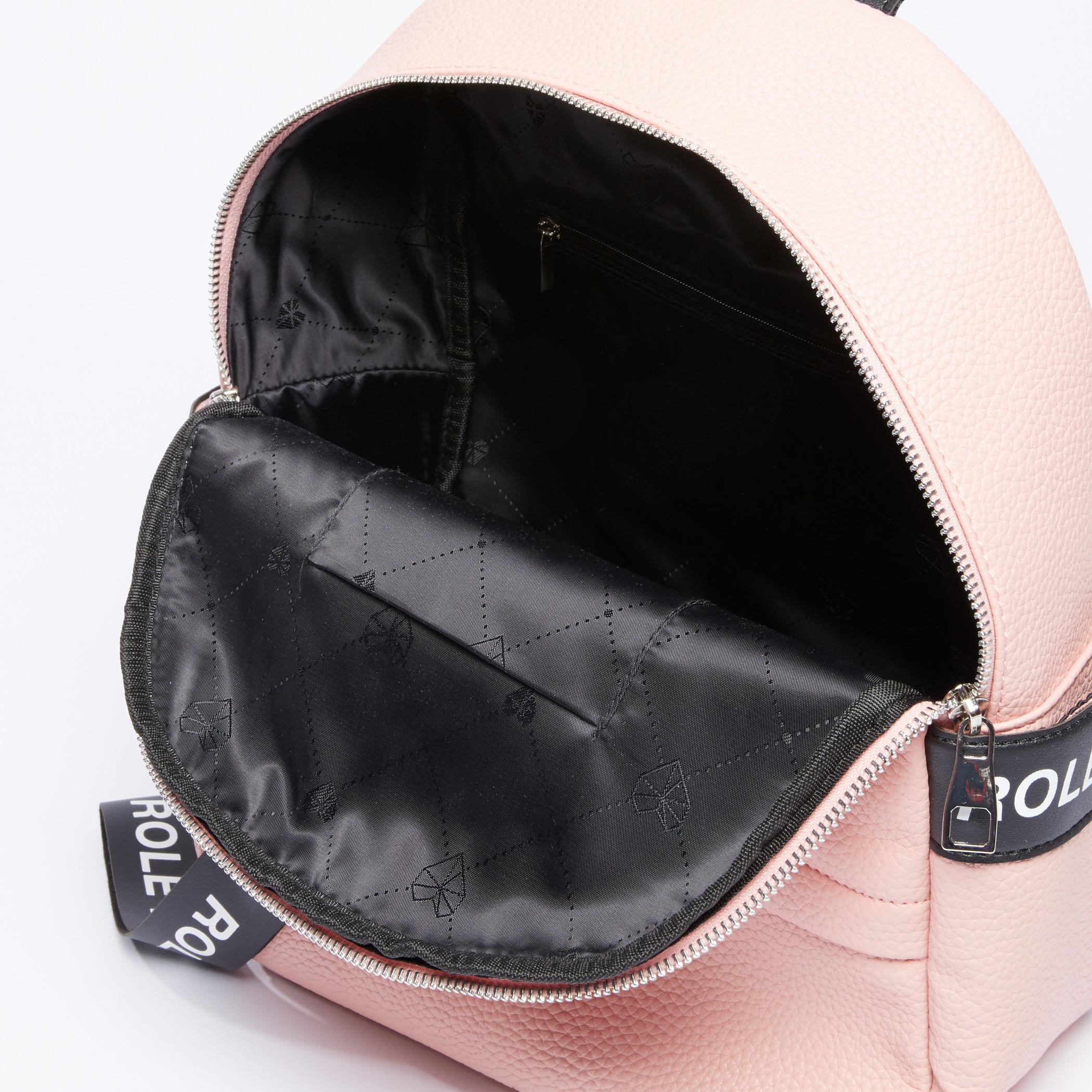 حقيبة ظهر بارزة الملمس بسحاب إغلاق وحمالات قابلة للتعديل-women-bagsandwallets-handbags-image-5
