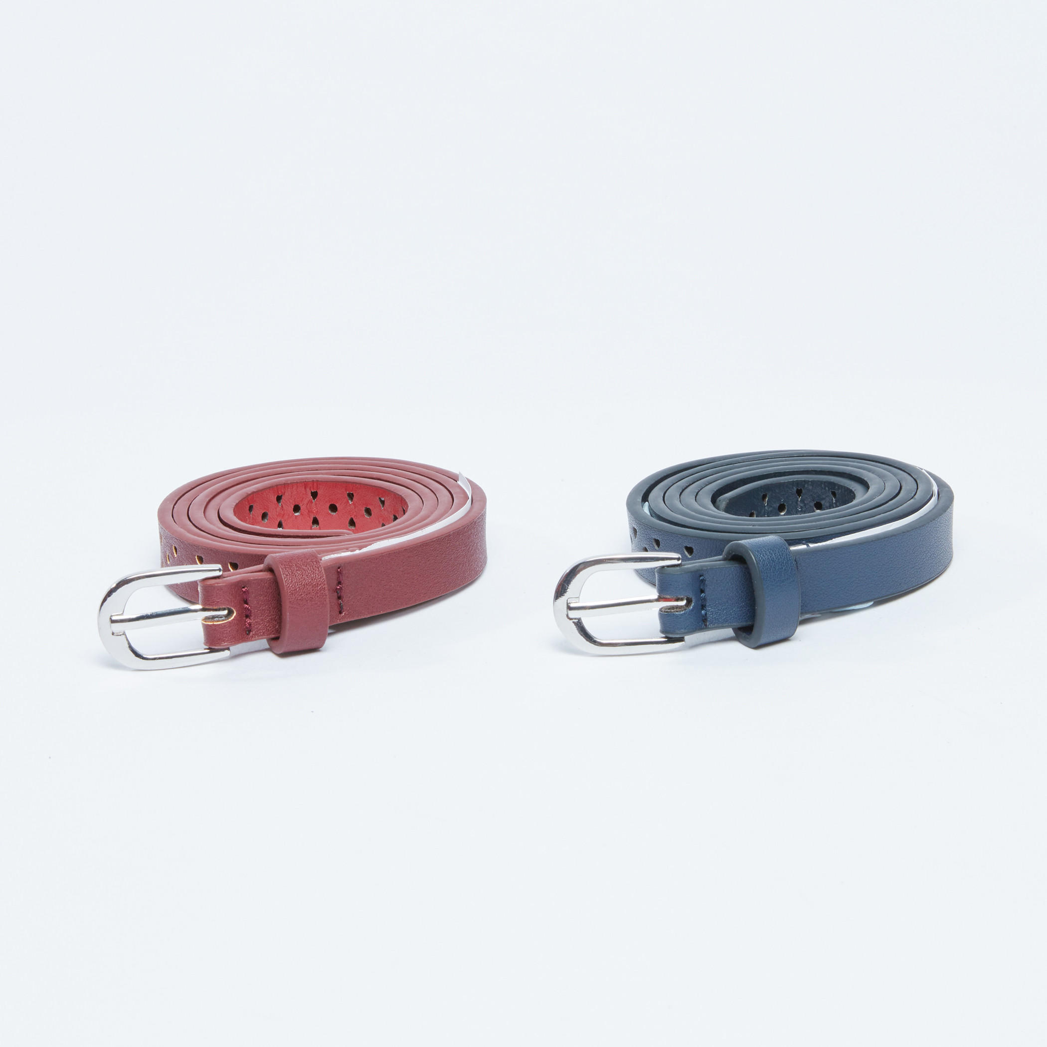 Laser Cut Detail Belt with Pin Buckle – Set of 2-women-clothingaccessories-belts-image-1