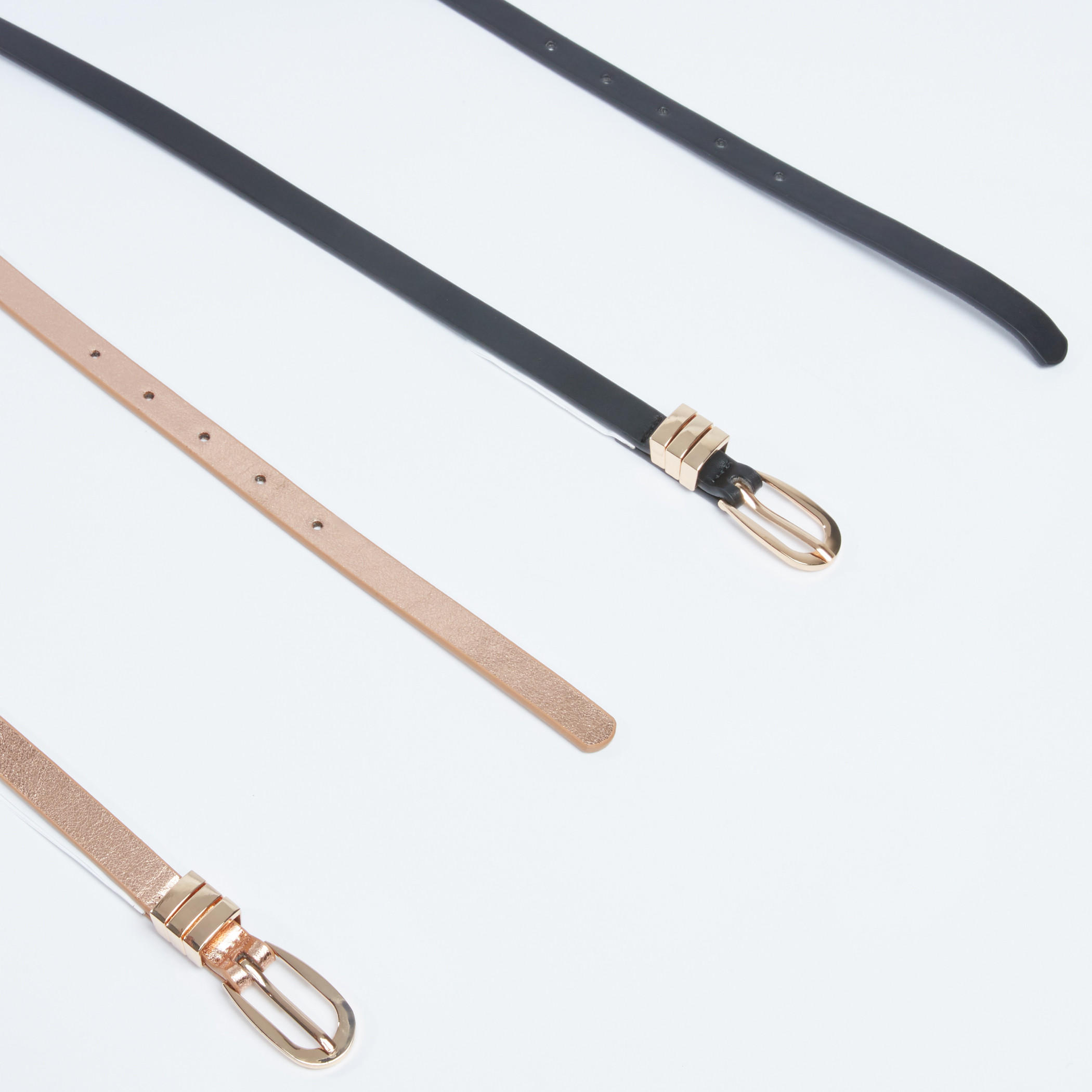 Metallic Buckle Belt - Set of 2-women-clothingaccessories-belts-image-2