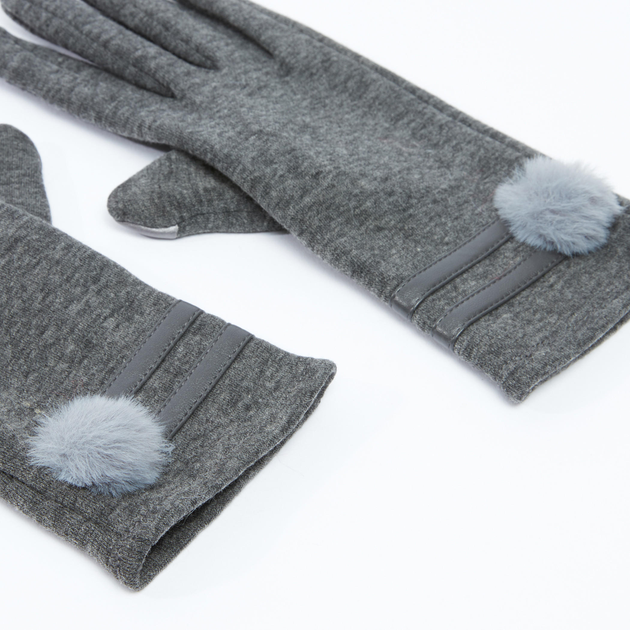 قفازات بتفاصيل بوم بوم-women-clothingaccessories-gloves-image-2