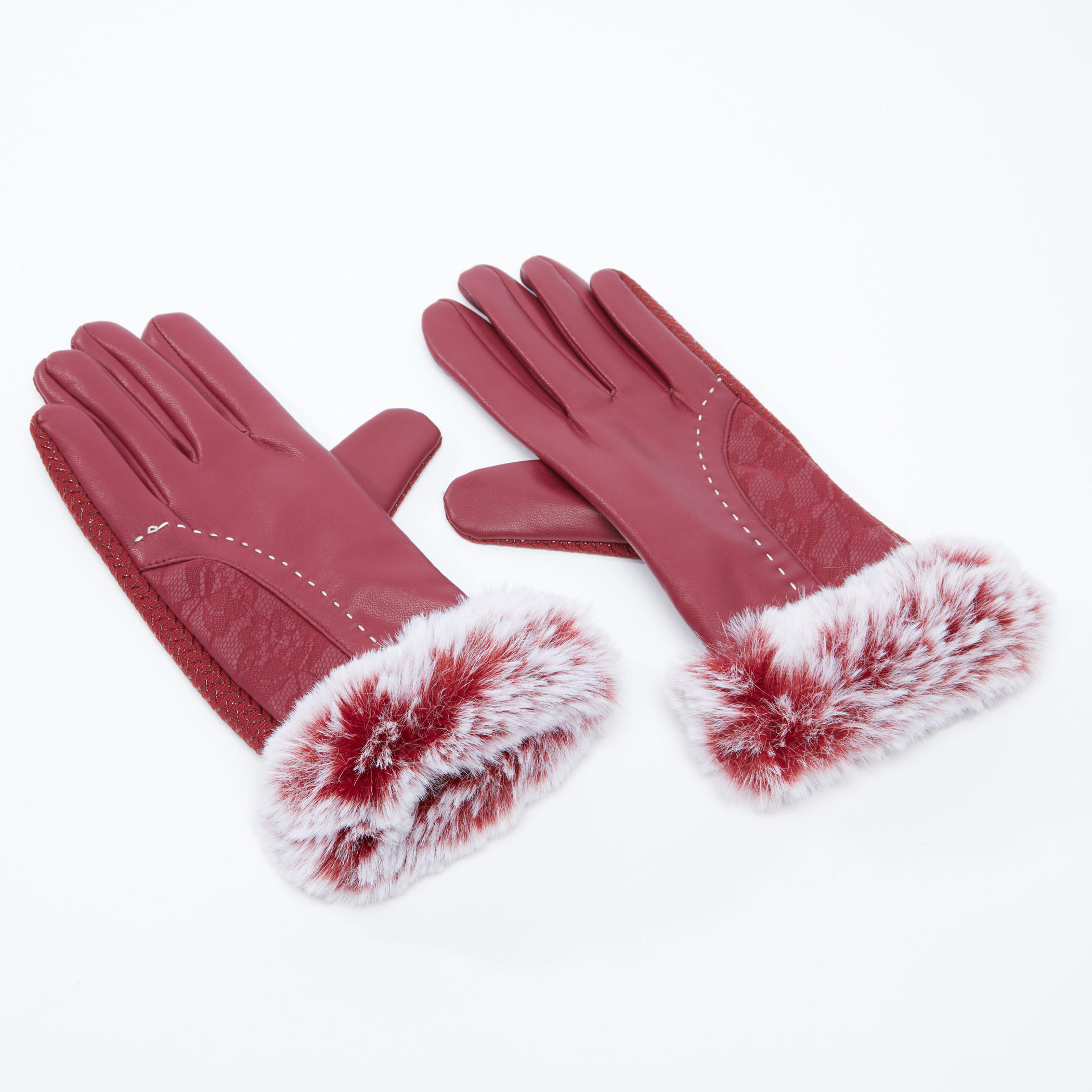 قفازات بتفاصيل قطيفة وخياطة-women-clothingaccessories-gloves-image-1