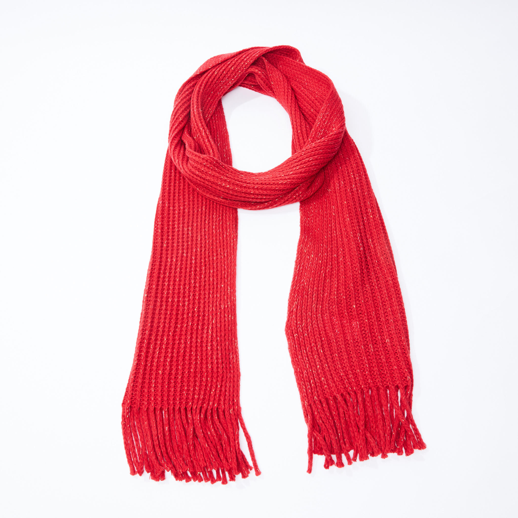 سكارف بشُرّابات مع قبعة بيني-women-clothingaccessories-scarves-image-3