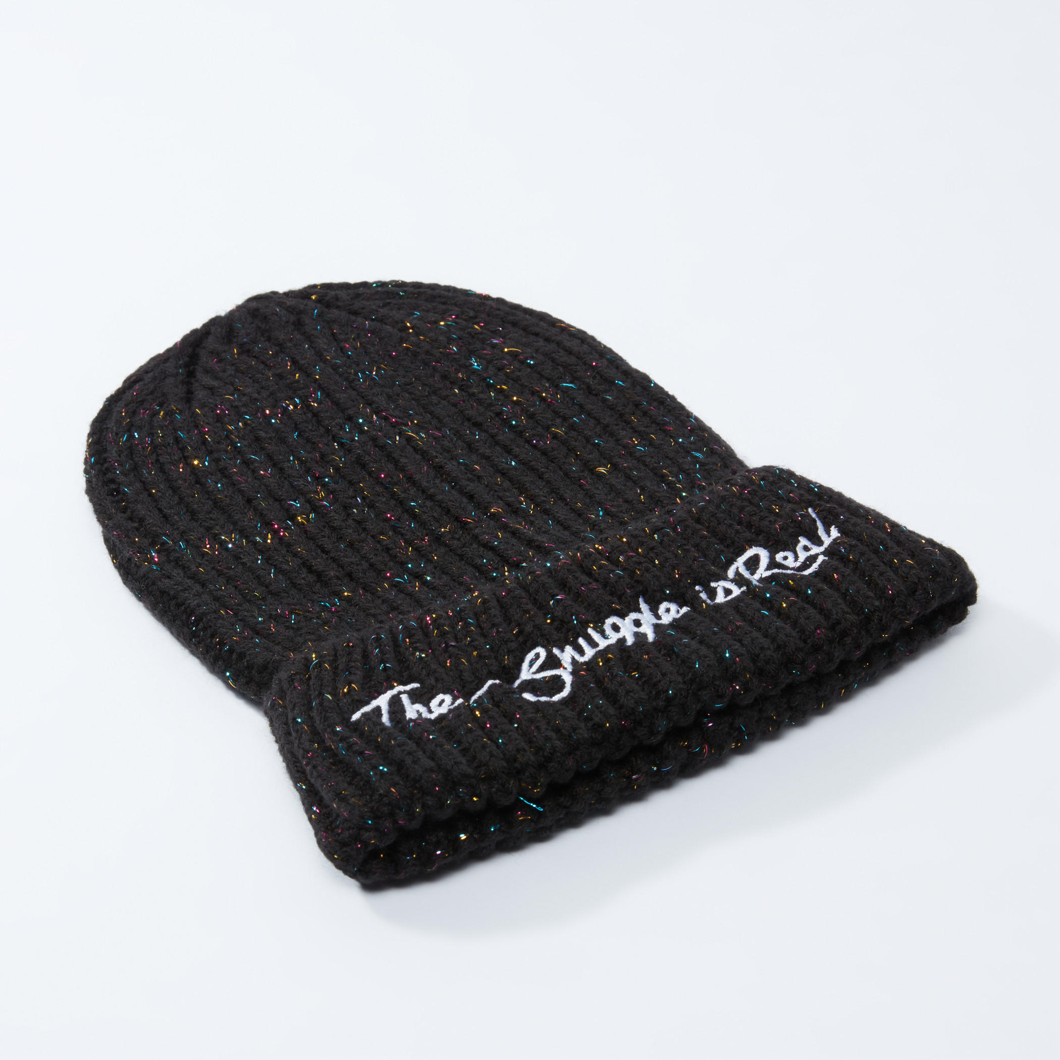 قبعة بيني بارزة الملمس بتطريز-women-clothingaccessories-capsandhats-image-3