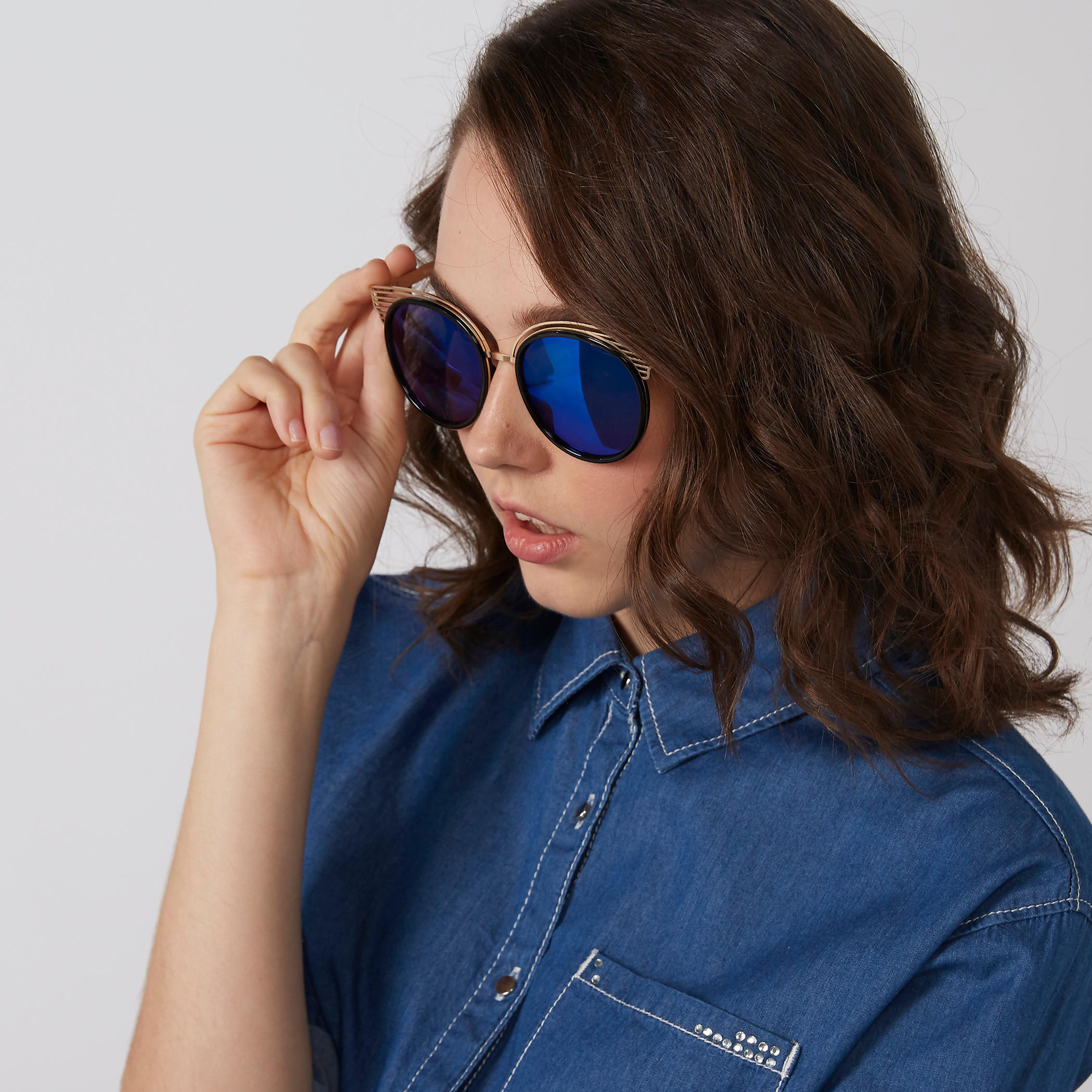 نظارة شمسية كات آي بإطار كامل-women-sunglasses-image-4