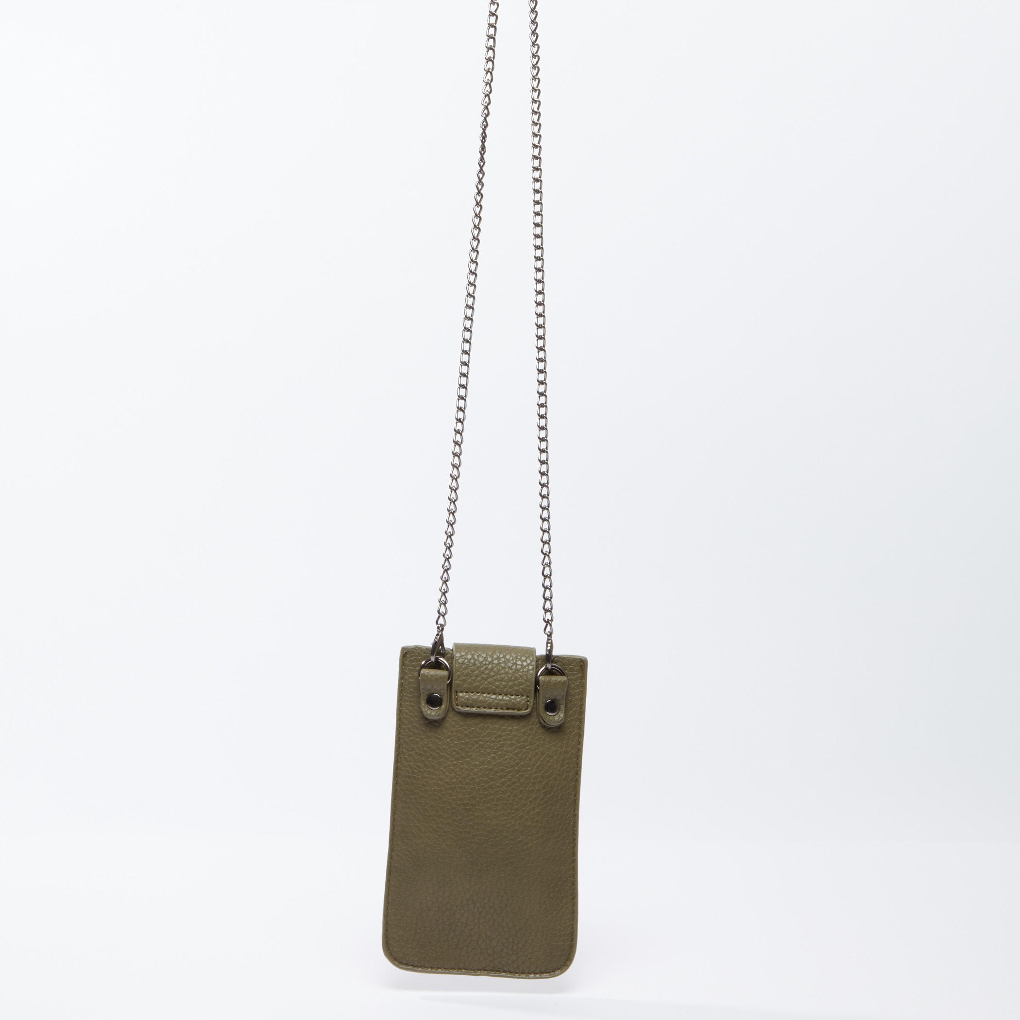 حقيبة ساتشيل بارزة الملمس بقفل إغلاق دوّار وسلسلة ميتاليك-women-bagsandwallets-handbags-image-3