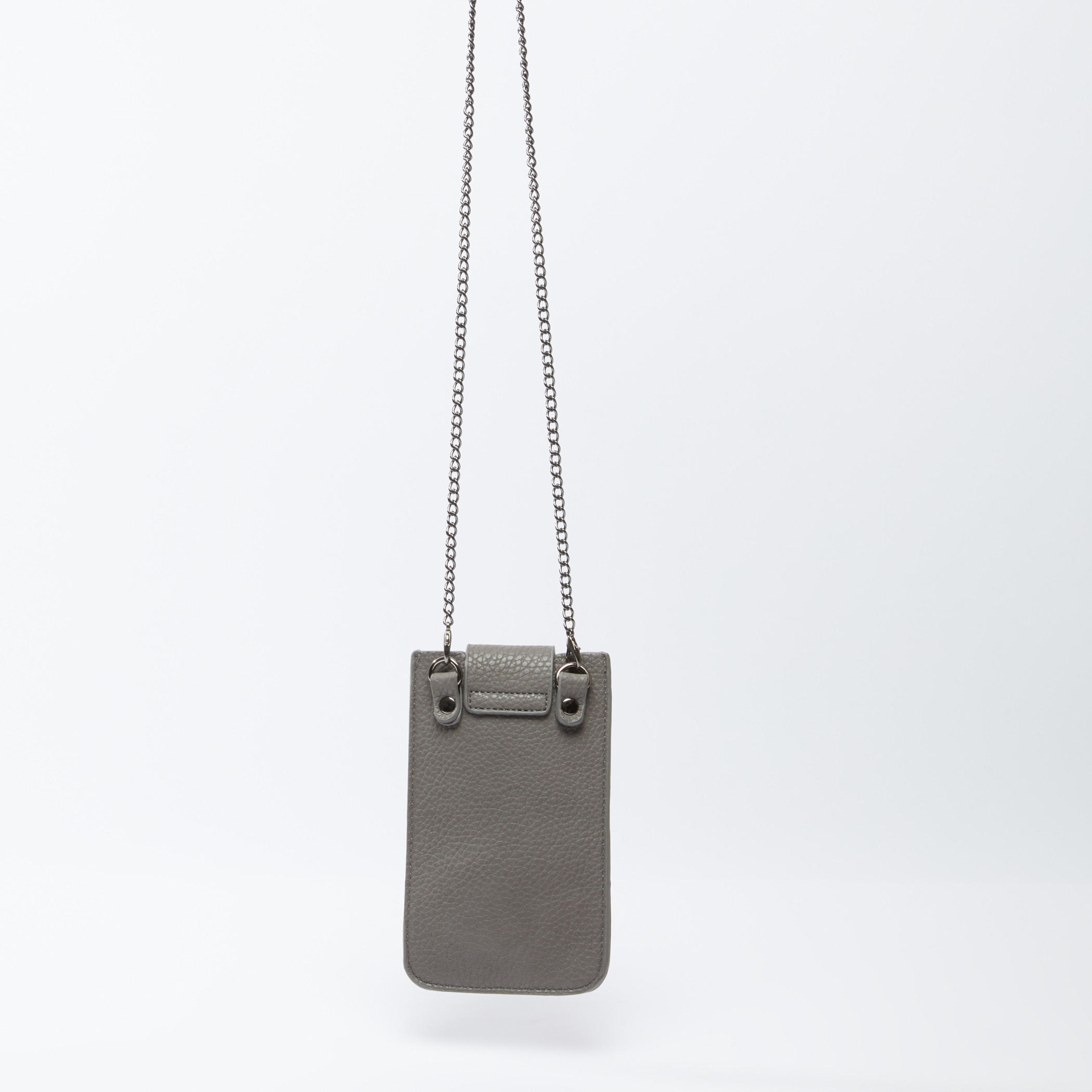 حقيبة ساتشيل بارزة الملمس بقفل إغلاق دوّار وسلسلة ميتاليك-women-bagsandwallets-handbags-image-3