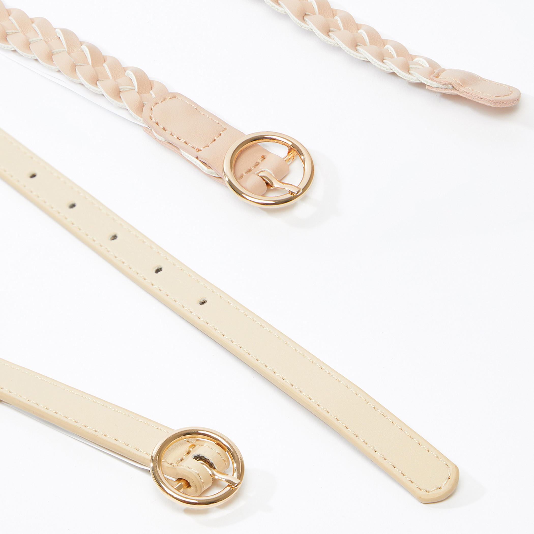 حزام بإبزيم مستدير بدبوس - طقم من قطعتين-women-clothingaccessories-belts-image-3