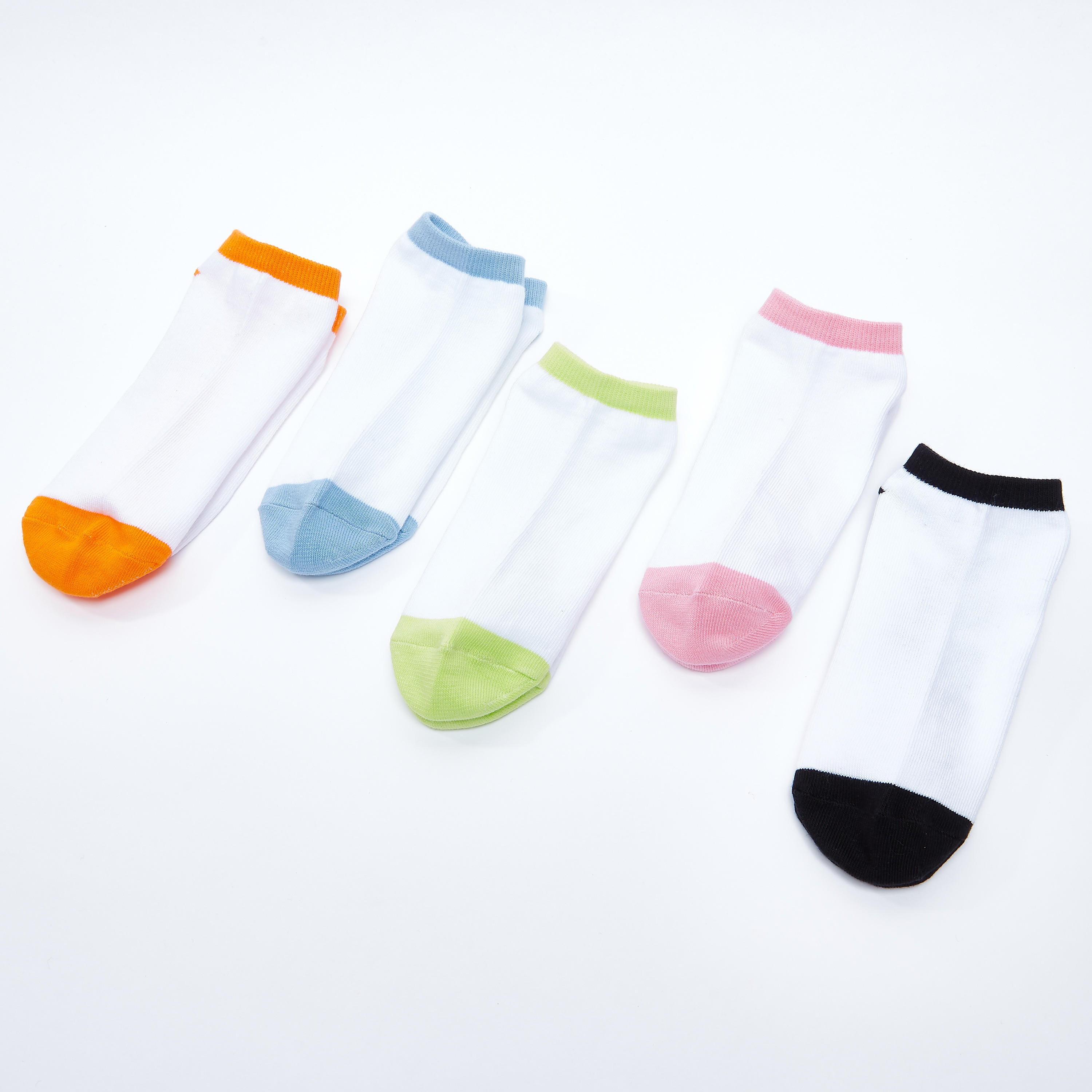 جوارب بطول الكاحل بطبعات - طقم 5 أزواج-women-socksandstockings-image-1