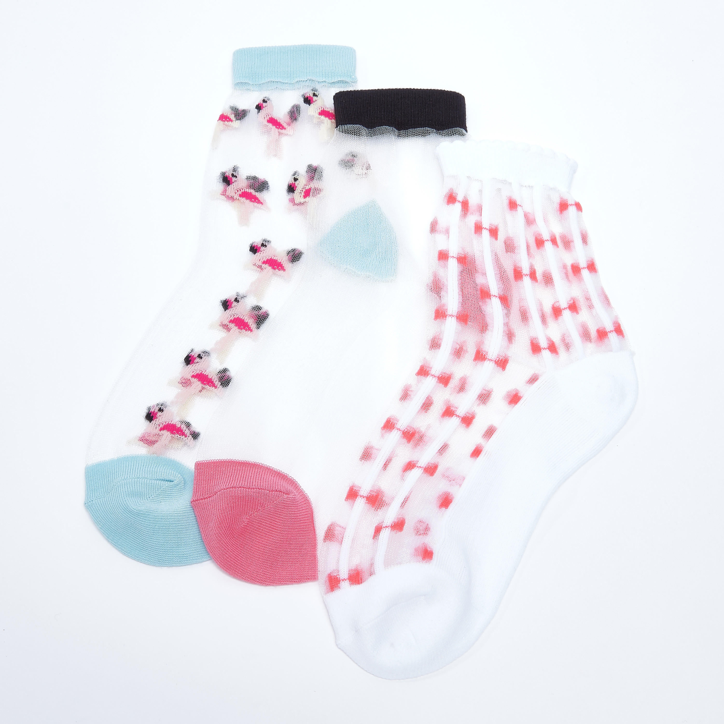 جوارب - طقم من 3أزواج-women-socksandstockings-image-2