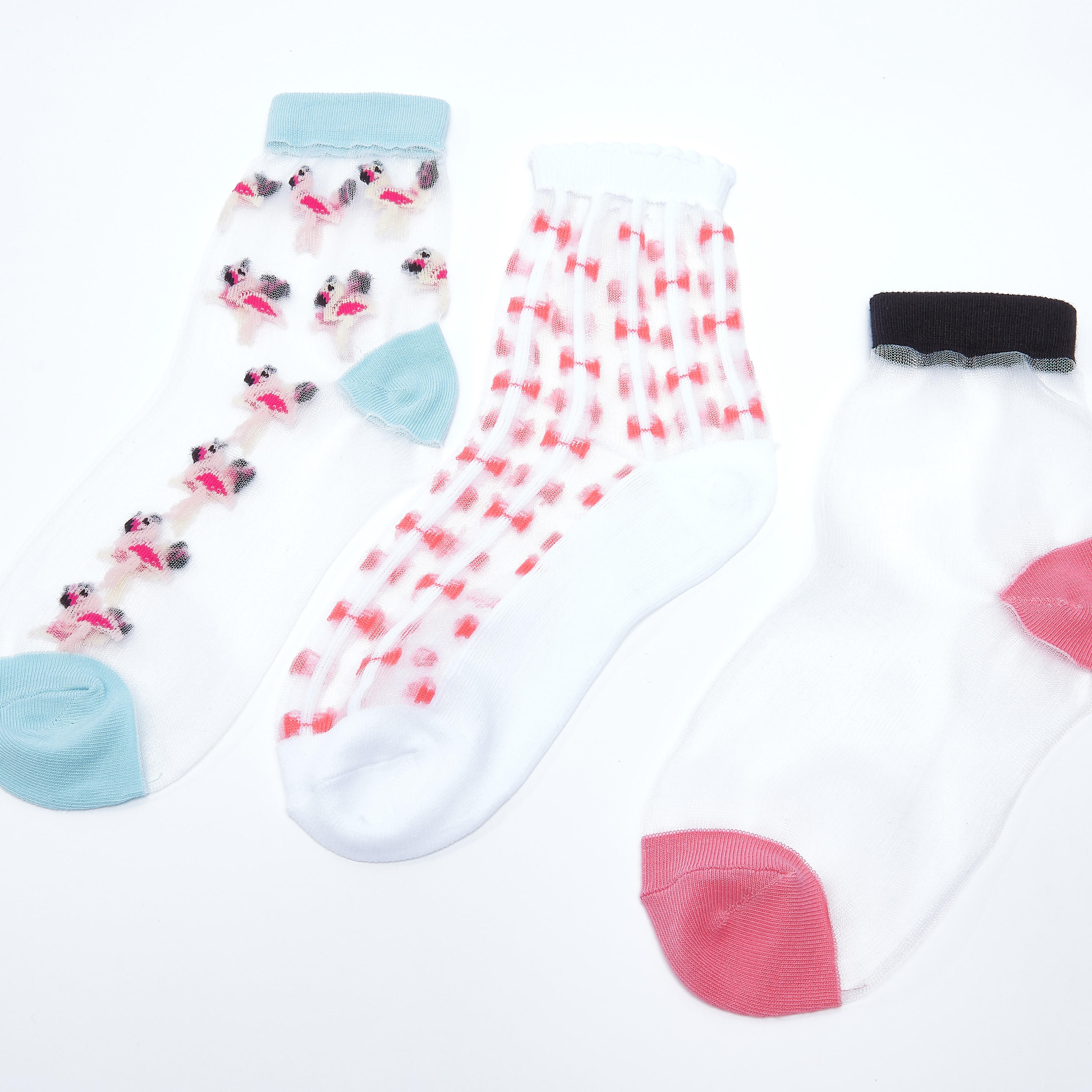 جوارب - طقم من 3أزواج-women-socksandstockings-image-1