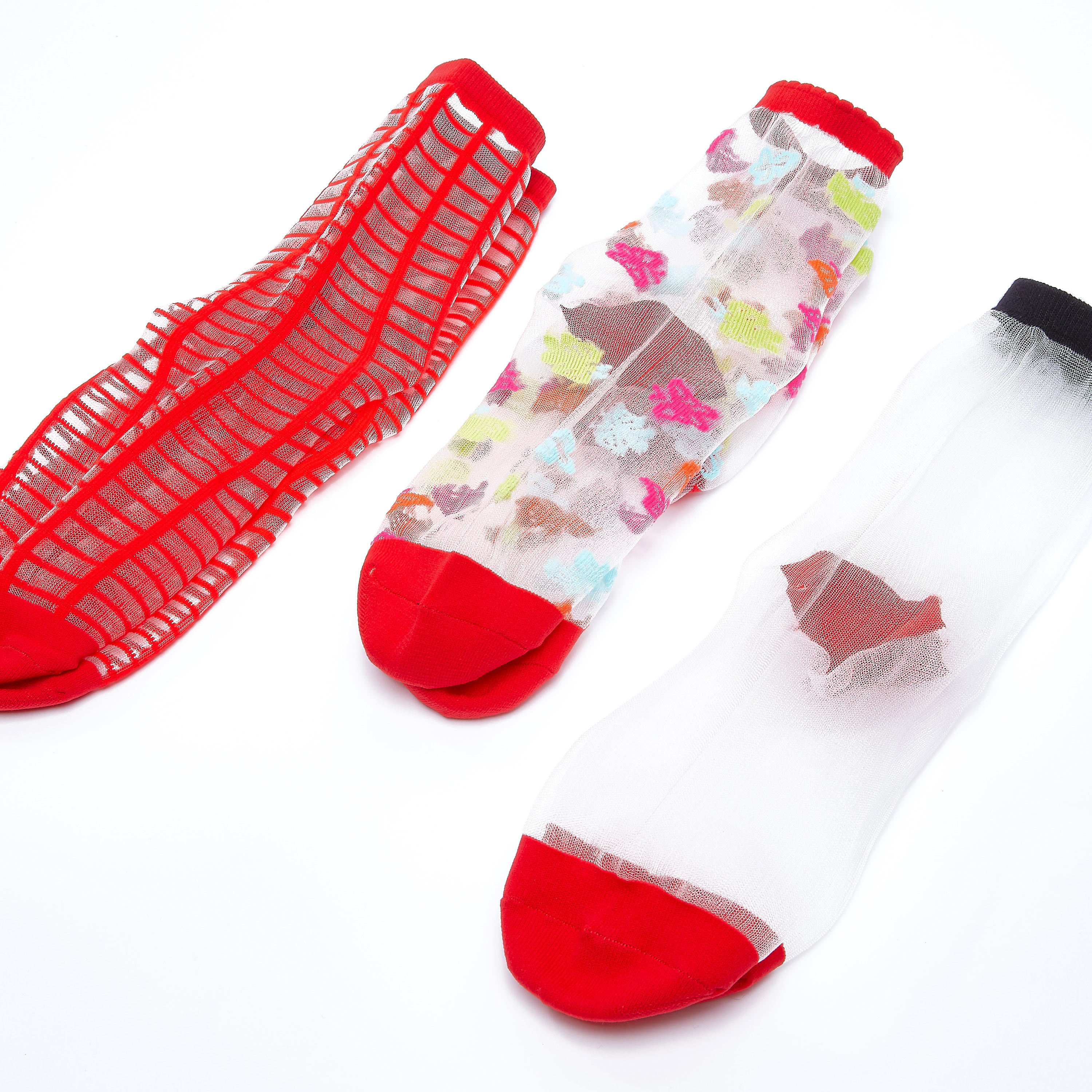 جوارب قصيرة - طقم من 3 أزواج-women-socksandstockings-image-1