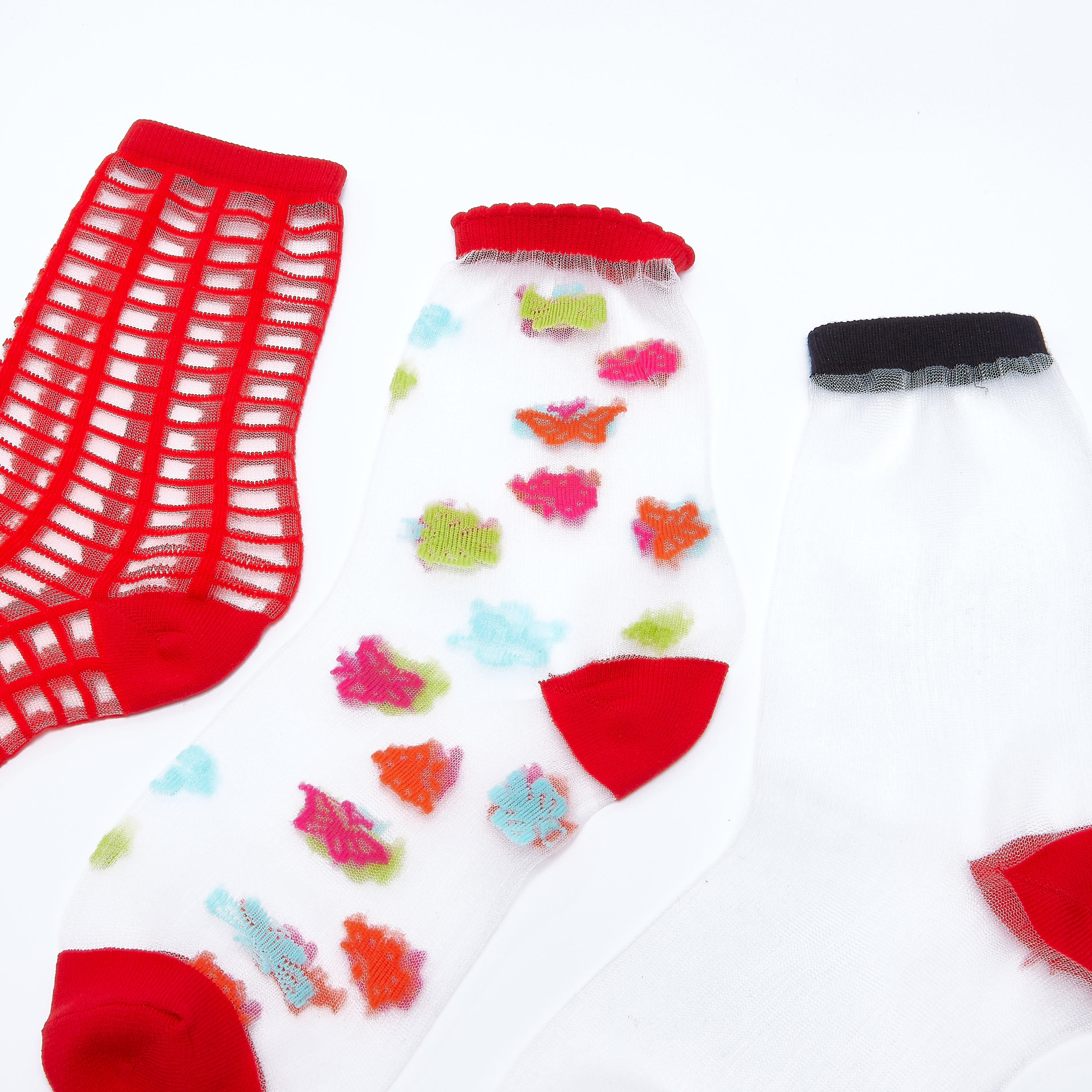 جوارب قصيرة - طقم من 3 أزواج-women-socksandstockings-image-2