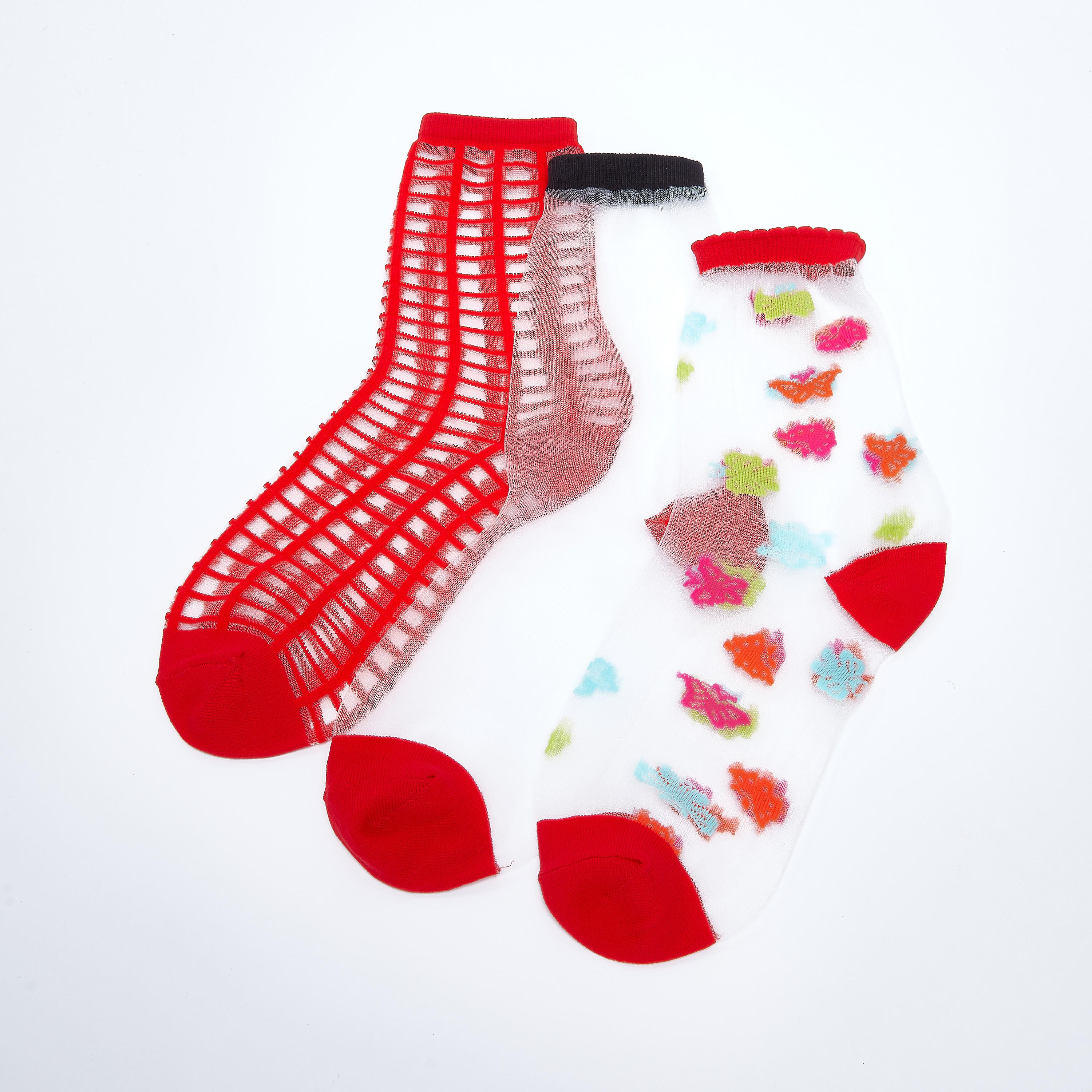 جوارب قصيرة - طقم من 3 أزواج-women-socksandstockings-image-3