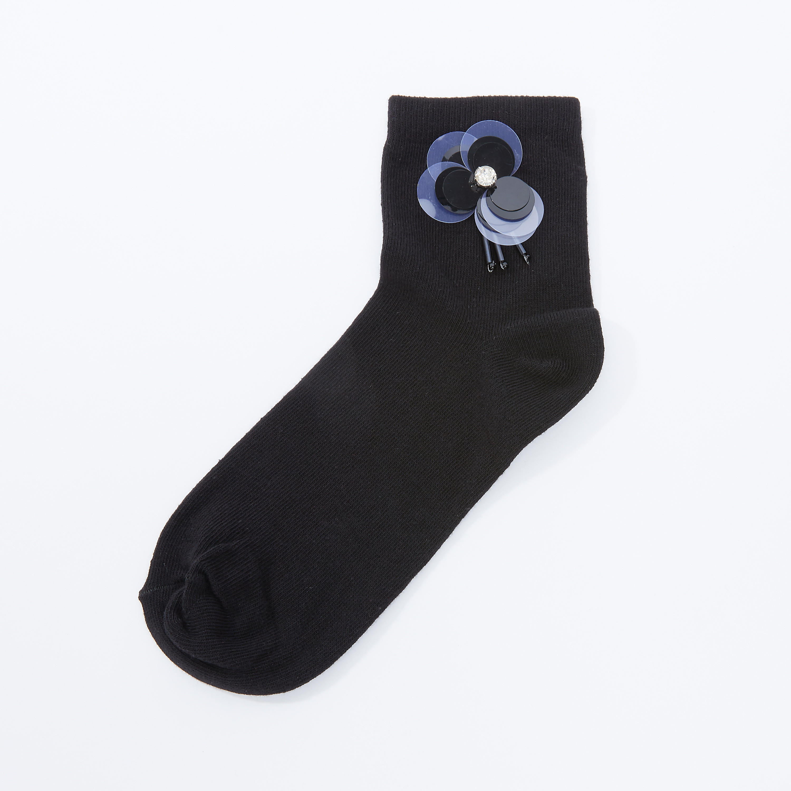 Embellished Ankle Length Socks-women-socksandstockings-image-1