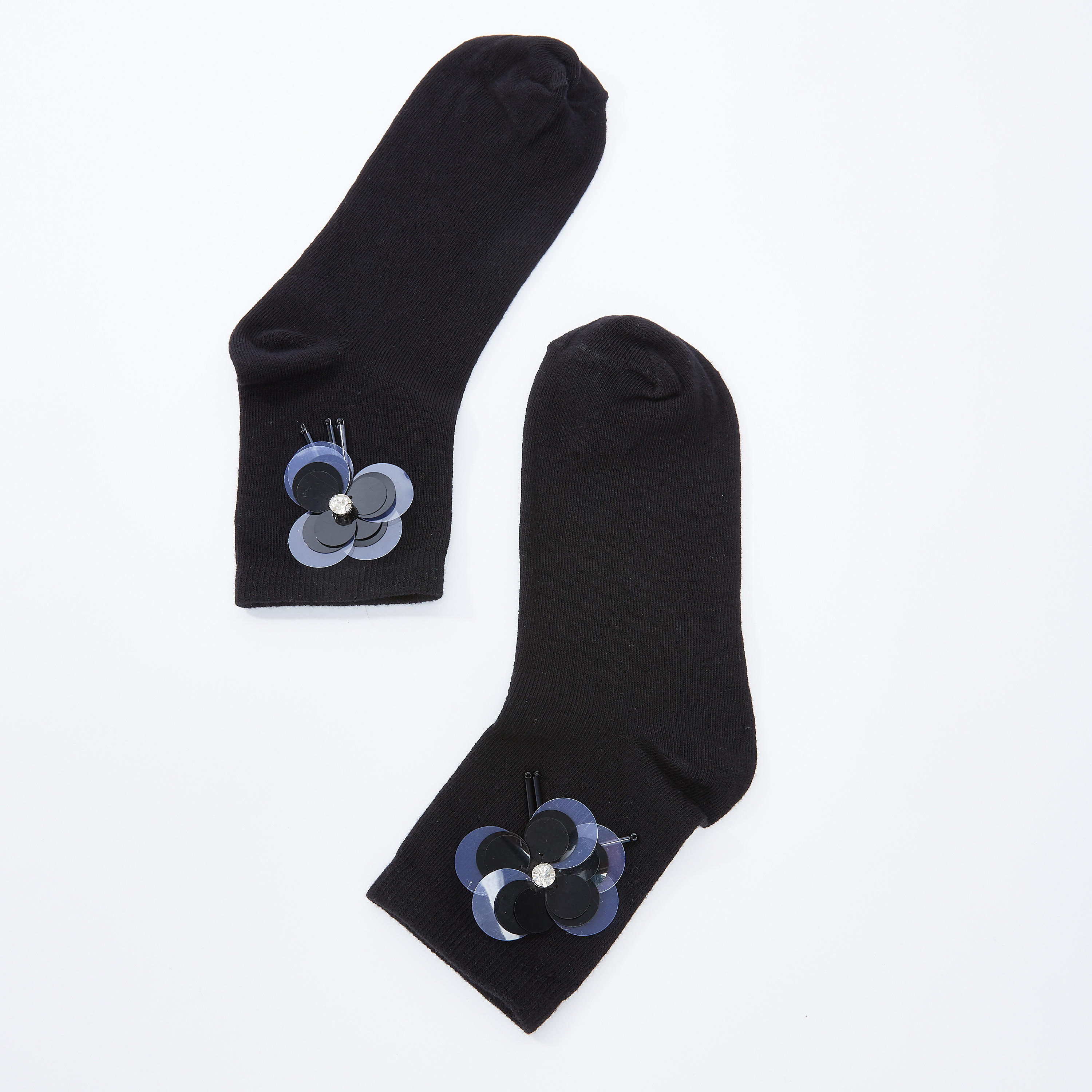Embellished Ankle Length Socks-women-socksandstockings-image-3